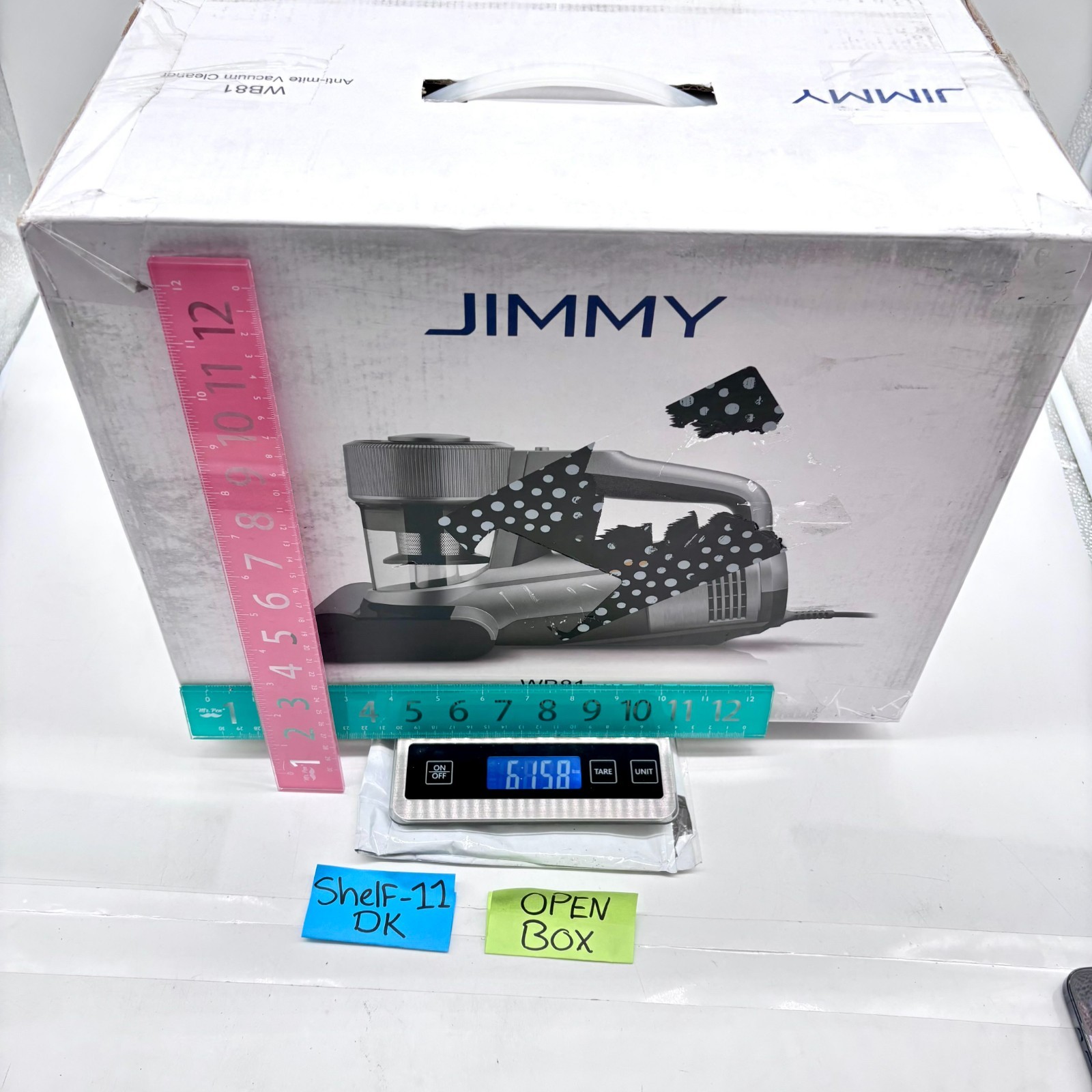 Jimmy Anti-Mite Vacuum Cleaner w/ UV Light 500W (120 Volts) Model WB81