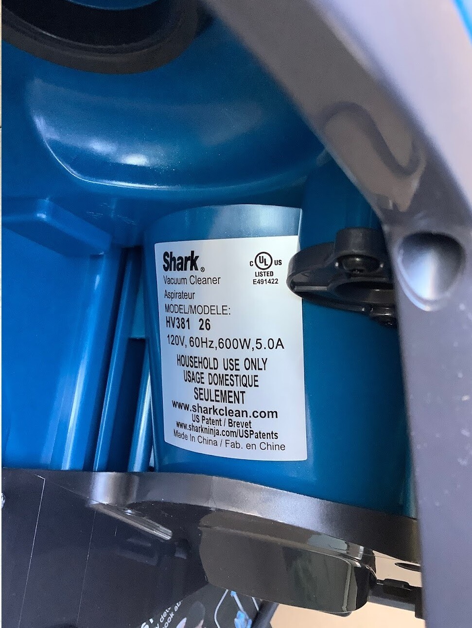 Shark Body Motor Head Assembly for HV380 HV380W HV381 HV381Q HV384Q Vacuum