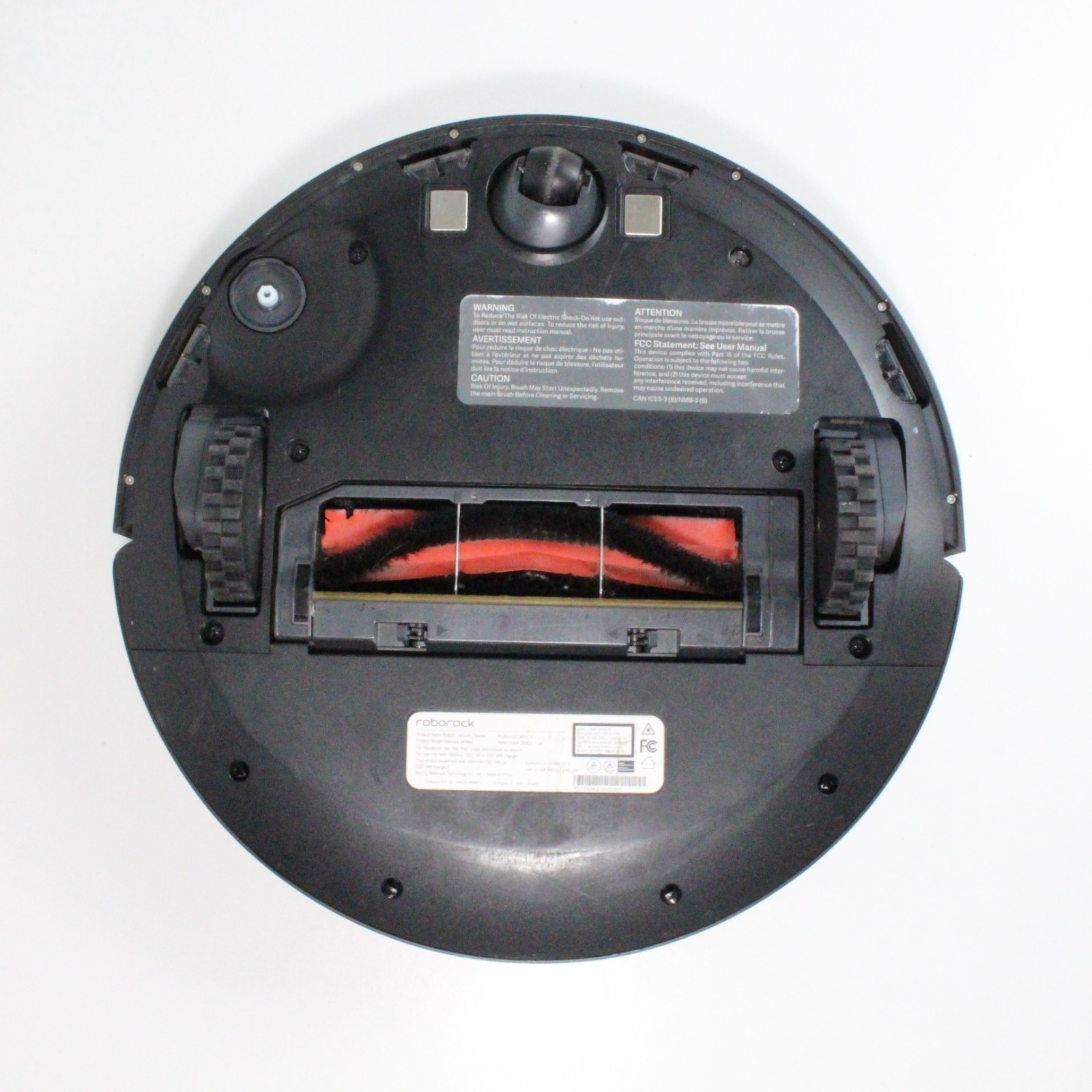 Roborock S4 Max Robot Vacuum S4E51-01 Black Tested Works NO CHARGING BASE