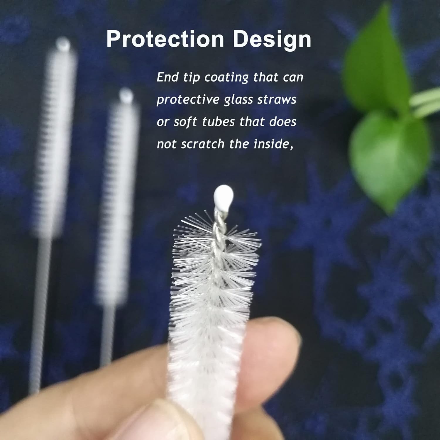 Nylon Straw Cleaner Cleaning Small Brush For Drinking Pipe Tube Baby Milk Bottle