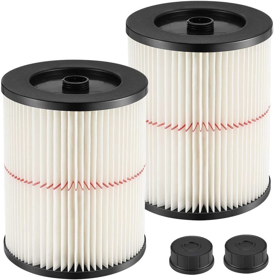 2PACK 9-17816 Replacement Cartridge Air Filter Wet Dry For Shop Vac Craftsman