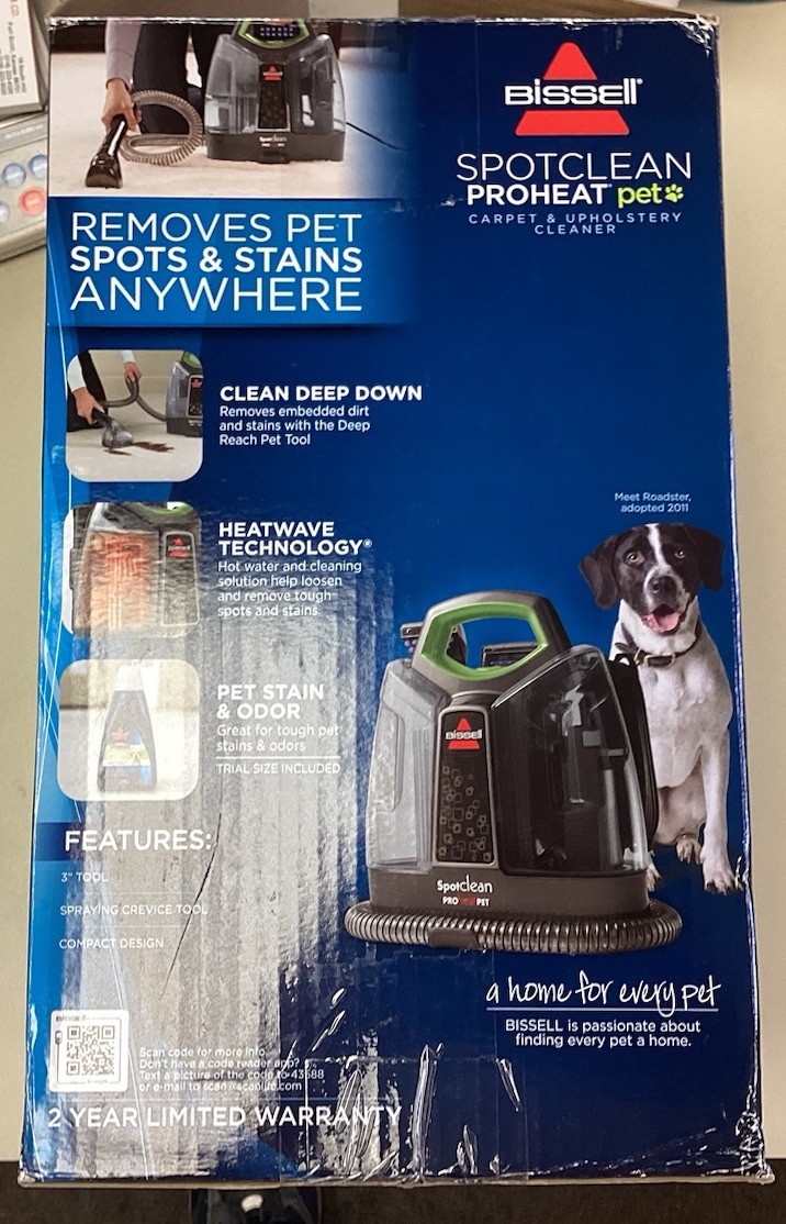 Bissell SpotClean ProHeat Pet Furniture Portable Carpet Cleaner #5207W