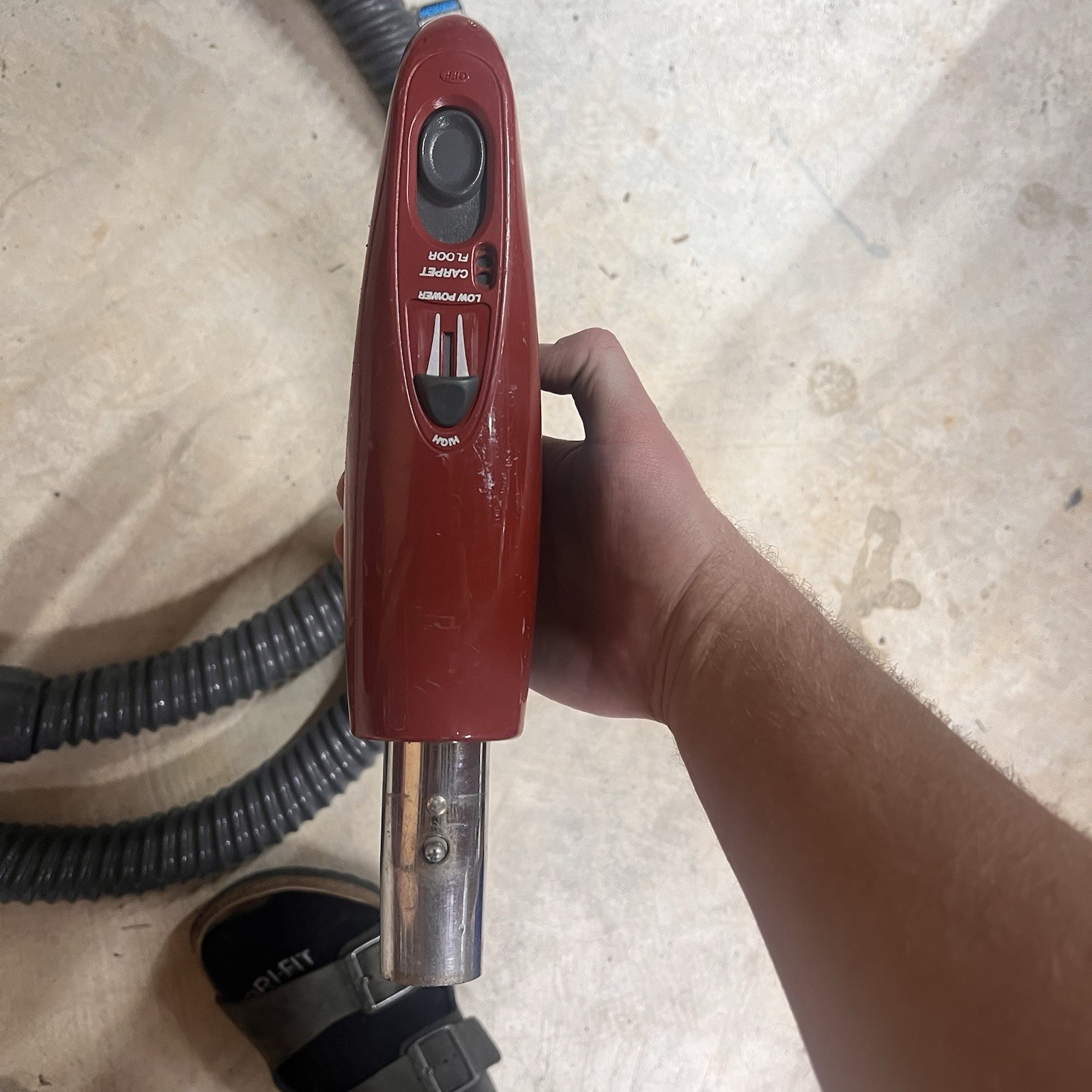 Kenmore Progressive 116 True HEPA 360 Canister Vacuum Canister Red And Hose