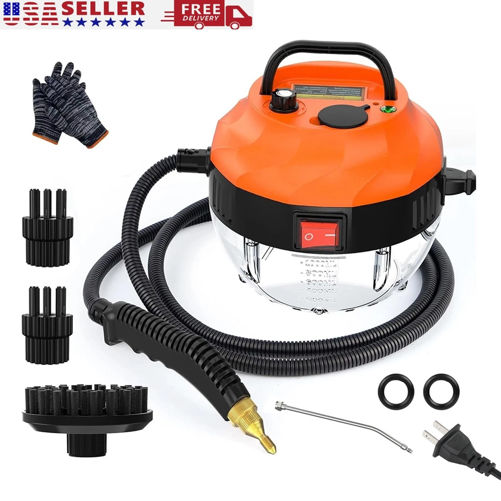 Steam Cleaner 3800W High Pressure Household Car Steam Cleaner Cleaning Machine