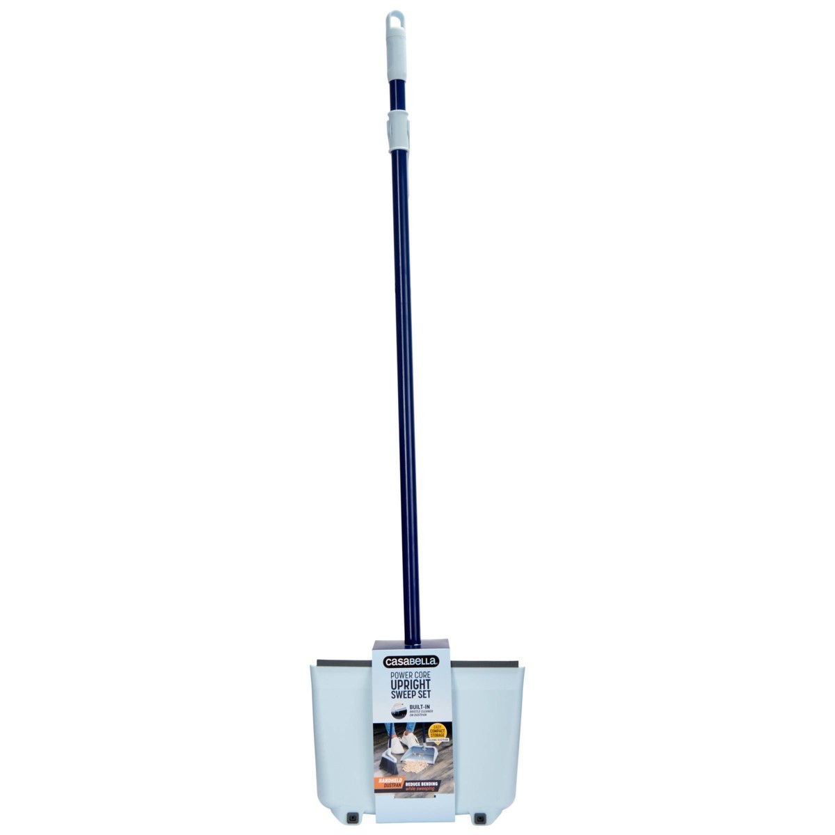 Upright Sweep 41″ Broom Set: Multipurpose, Multi-Surface Floor Cleaning Tool