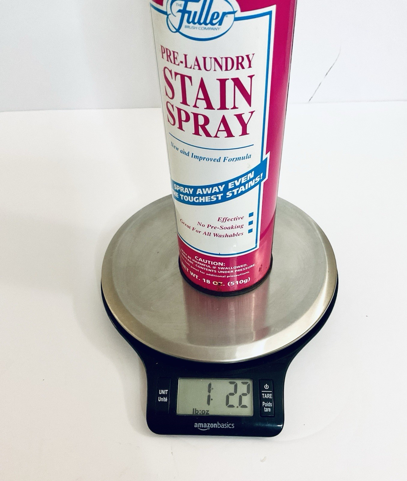 FULLER BRUSH COMPANY PRE-LAUNDRY STAIN SPRAY 18 OZ ALL-PURPOSE STAIN FIGHTER