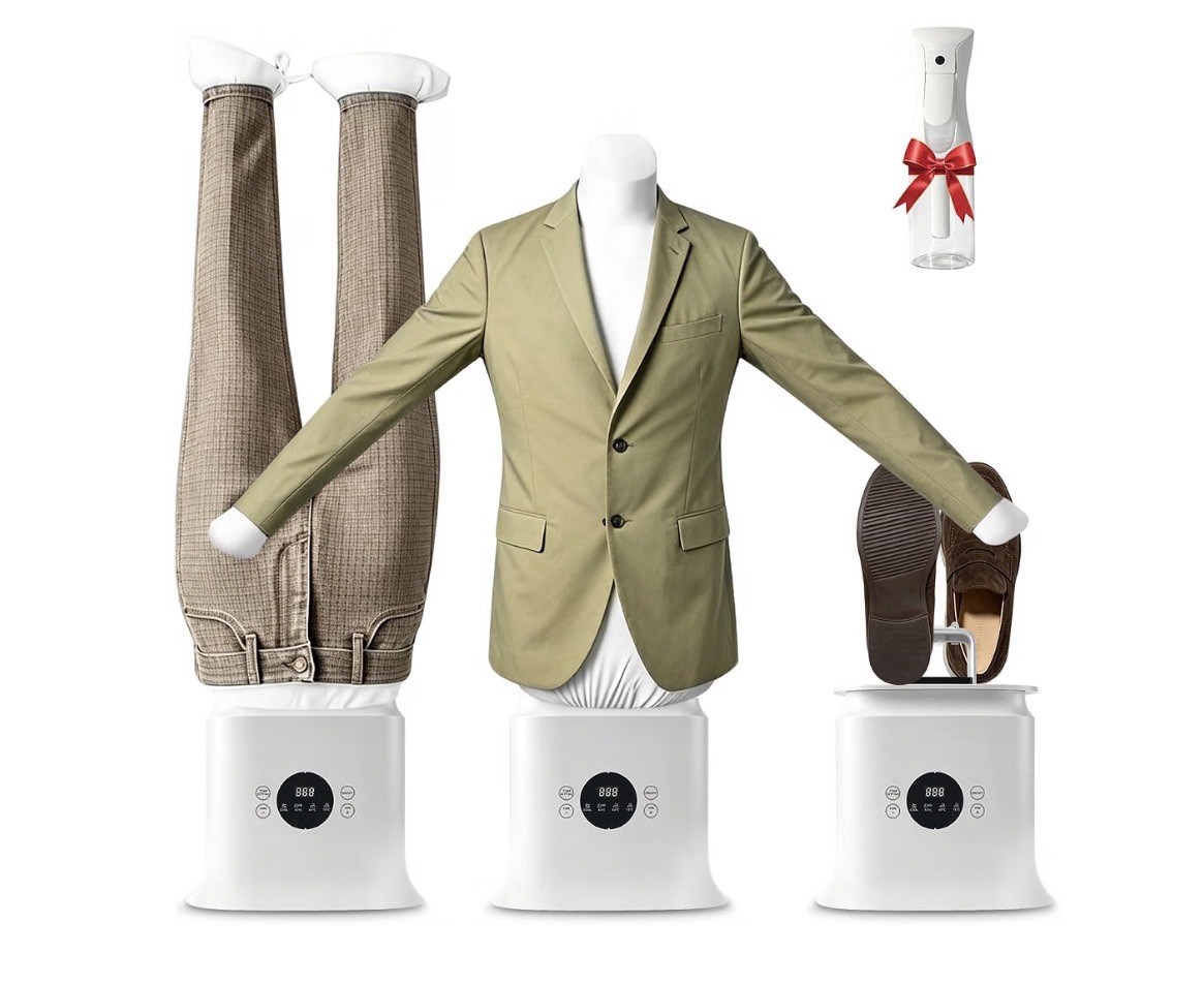 Automatic Ironing Machine, Portable Hands-Free Wrinkle Remover for Shirts & Pant