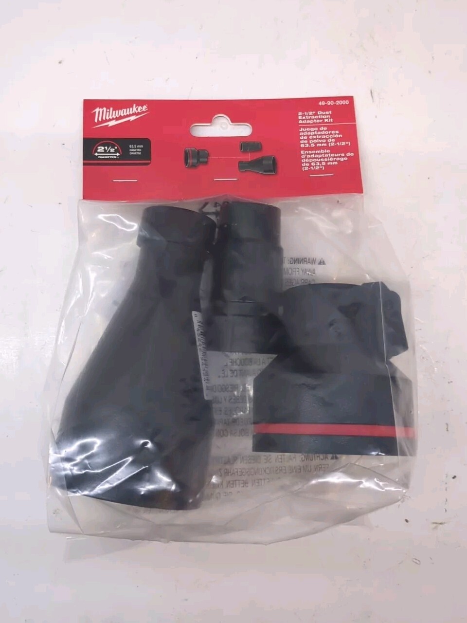 Milwaukee 49-90-2000 2-1/2″ Dust Extraction Adaptor Kit