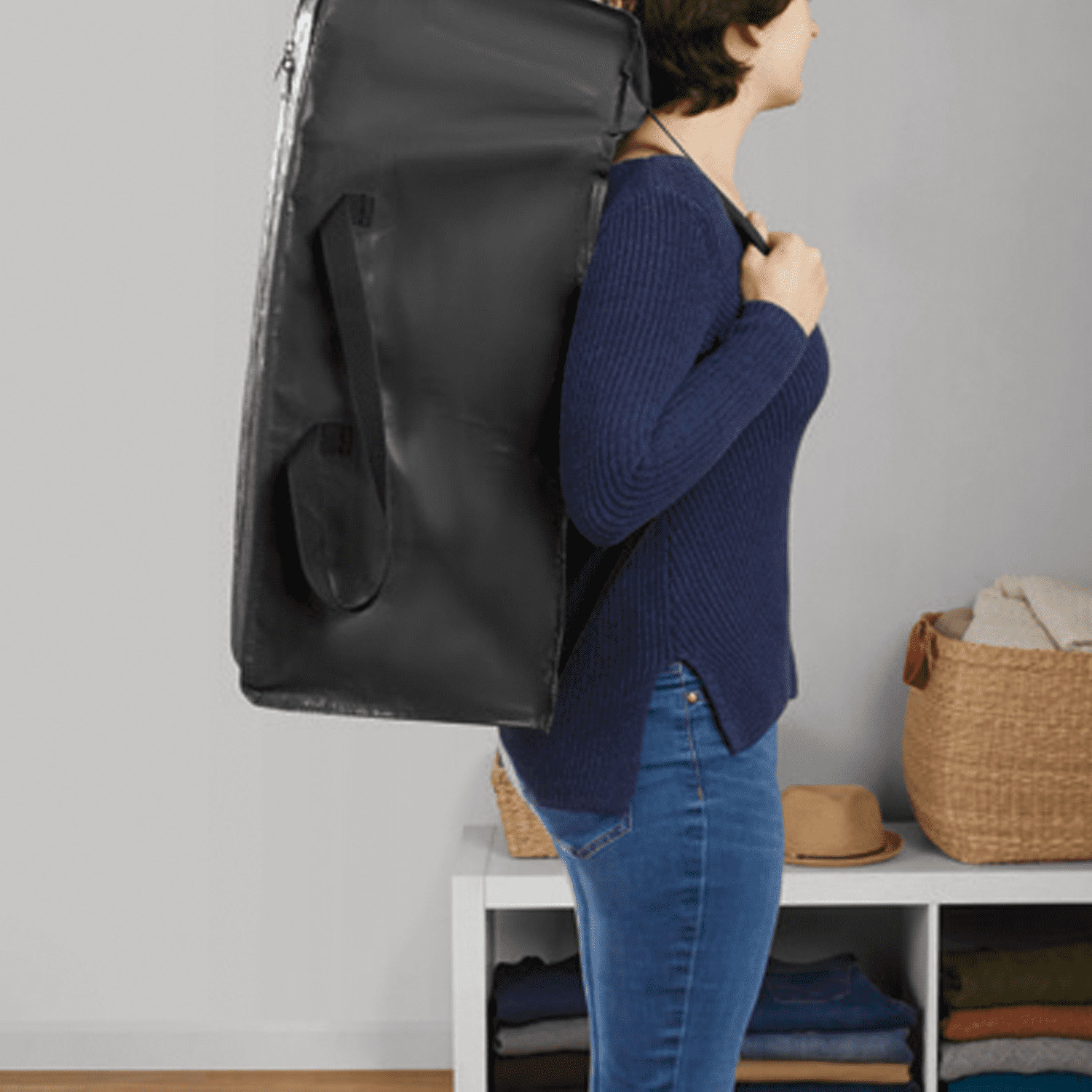 Mainstays Heavy Duty Storage and Moving Bag 20 Gallon – Durable Plastic 2-Pack
