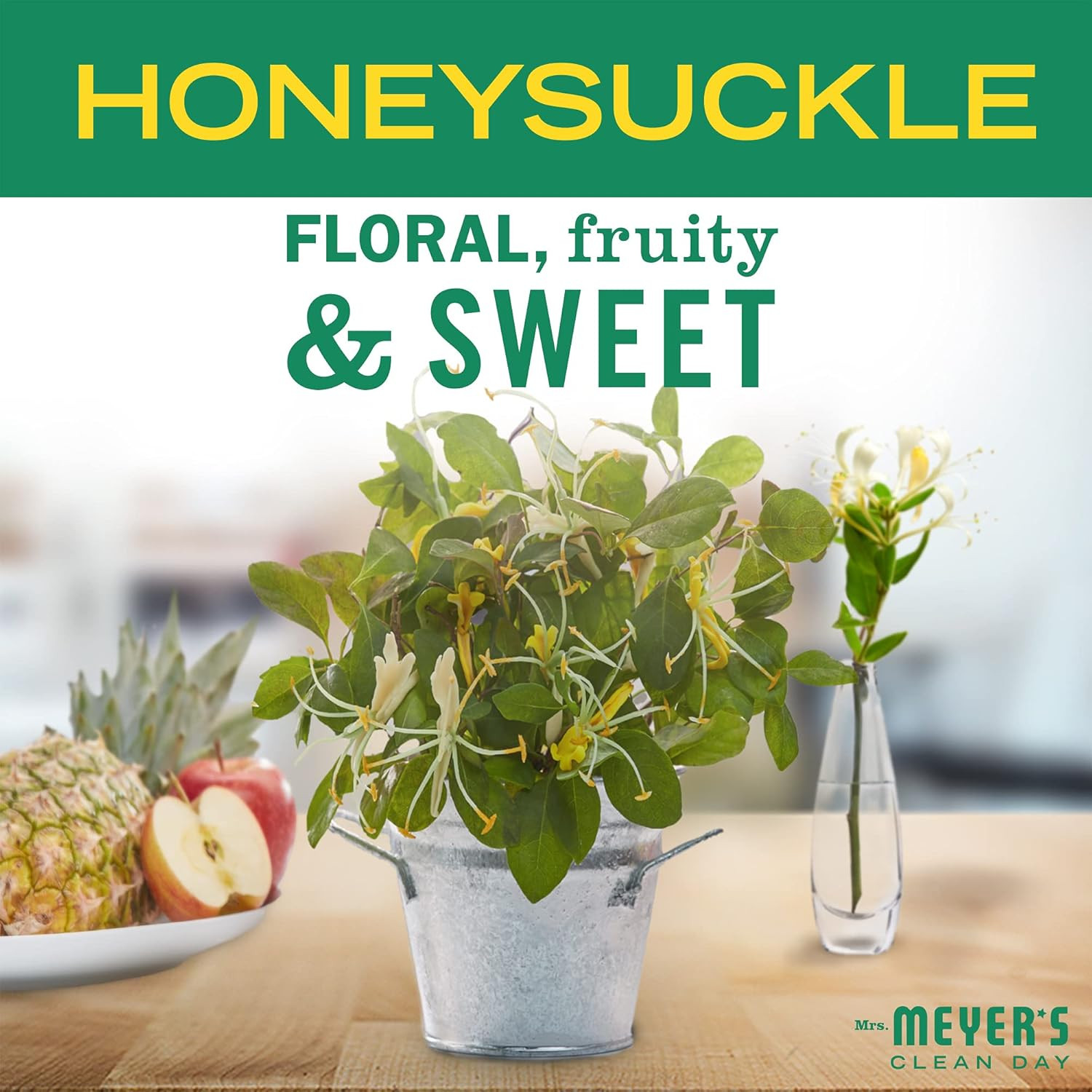 Mrs Meyers Clean Day Honeysuckle Air Freshener Spray 8 Fl Oz Non Aerosol