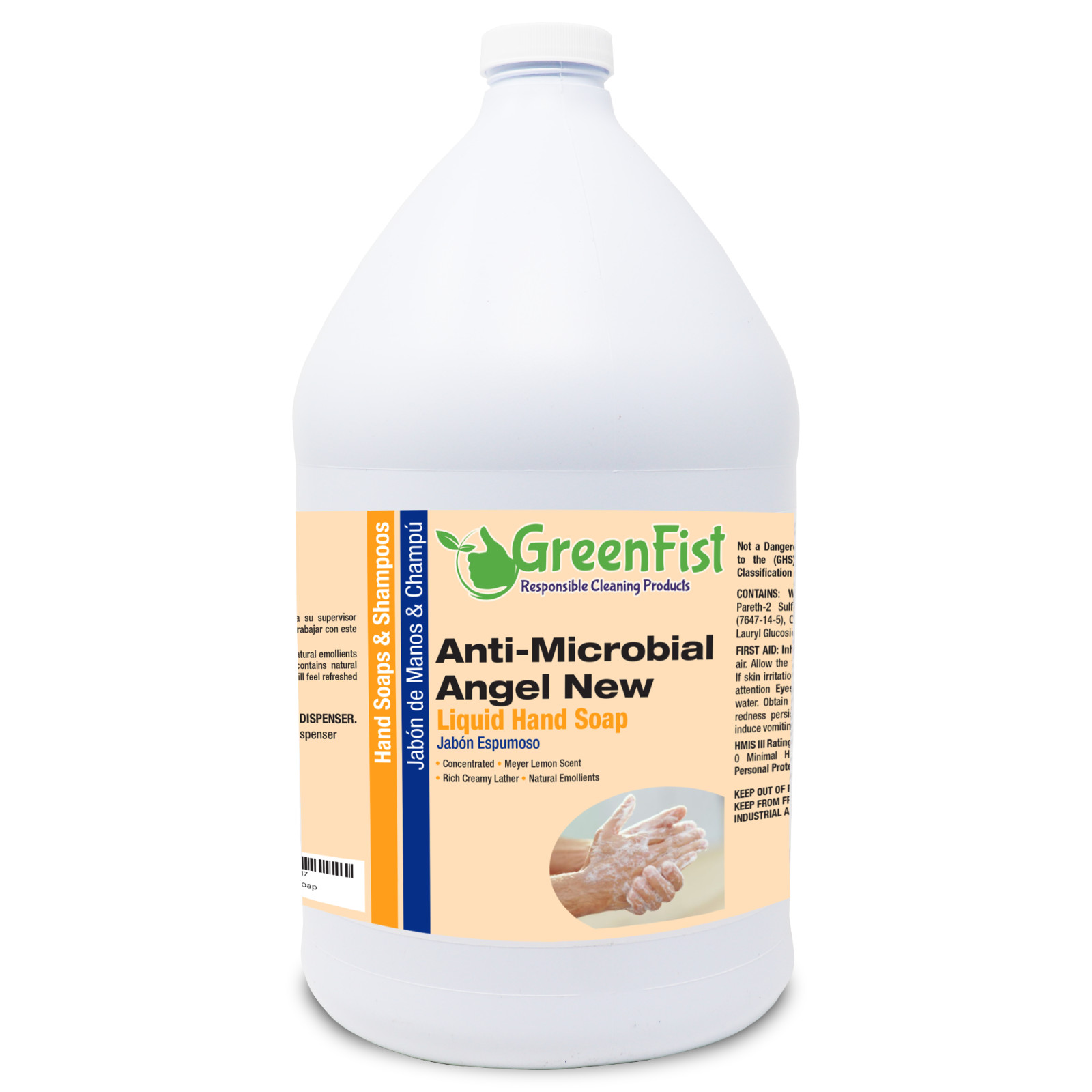 GreenFist Antimicrobial Liquid Lotion Hand Soap 1 Gallon (128 Ounce)