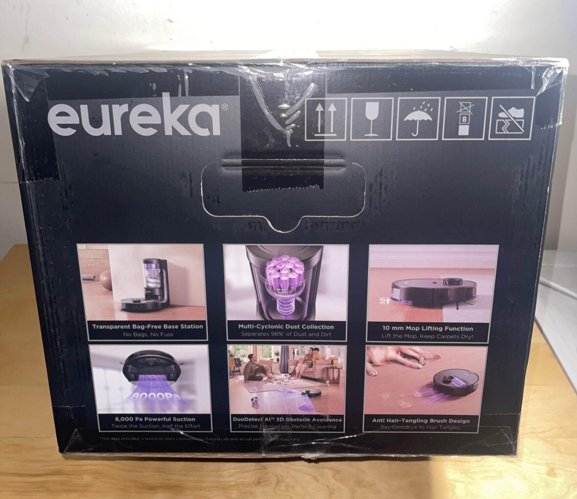 Eureka E20 Plus Robot Vacuum and Mop Combo with Bagless Self Emptying Station