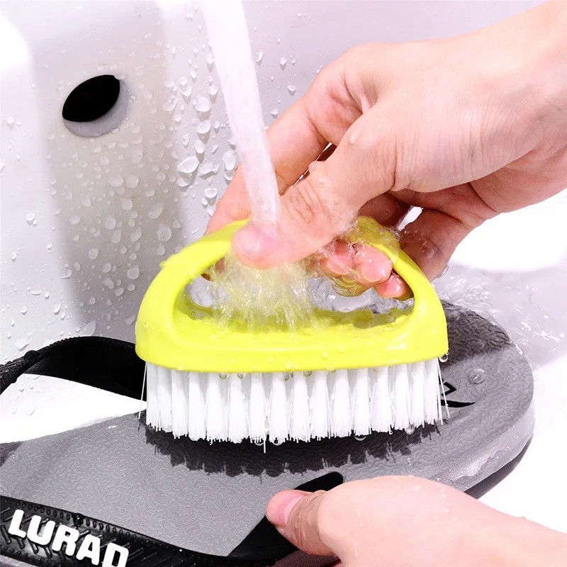 Small Scrub Brush,Heavy Duty Stiff Nylon Bristles Cleaning Brush,Durable