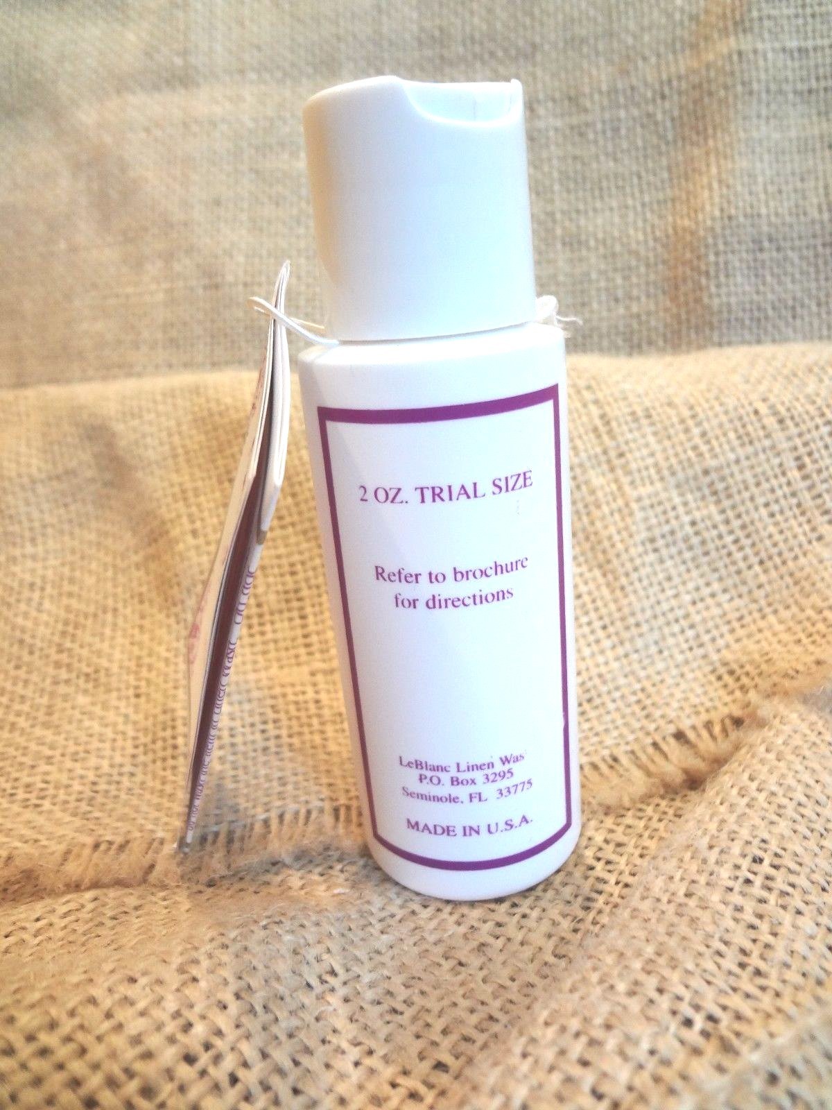 Le Blanc LINEN Wash – 2 FL. OZ ~ NEW with Wash Instructions