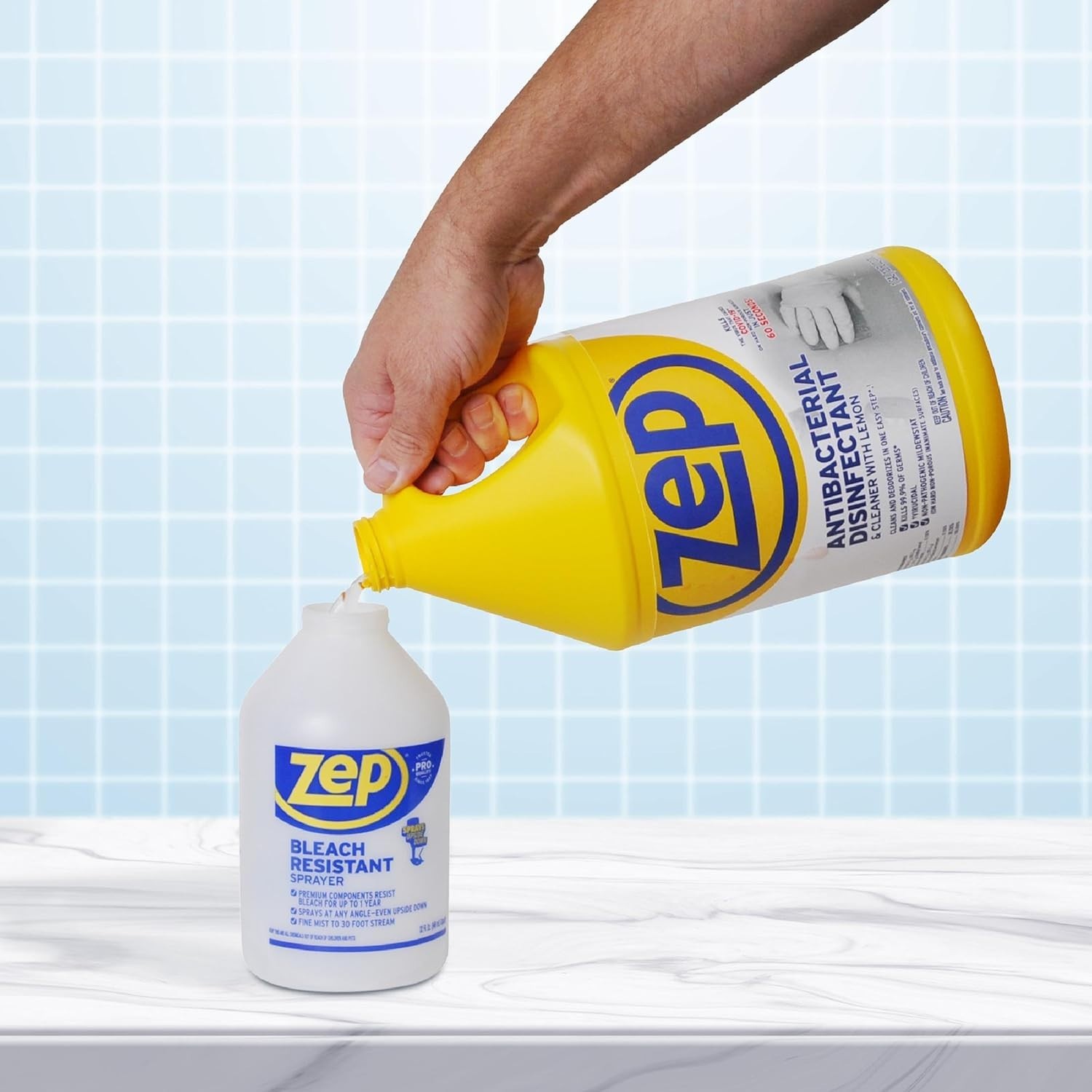 Commercial Antibacterial Disinfectant Cleaner Lemon 1 Gal Bottle