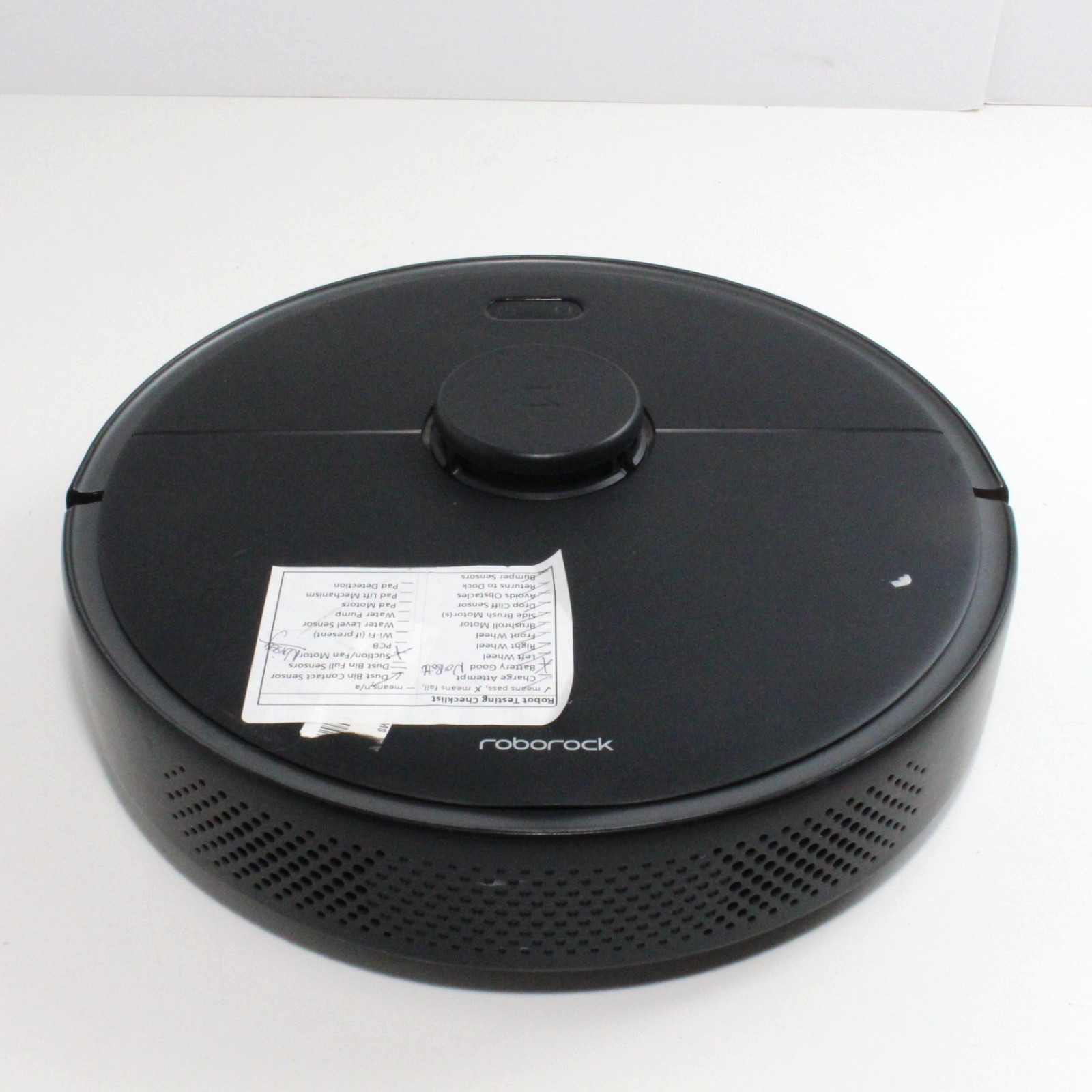 Roborock S4 Max Robot Vacuum S4E51-01 Black Tested Works NO CHARGING BASE