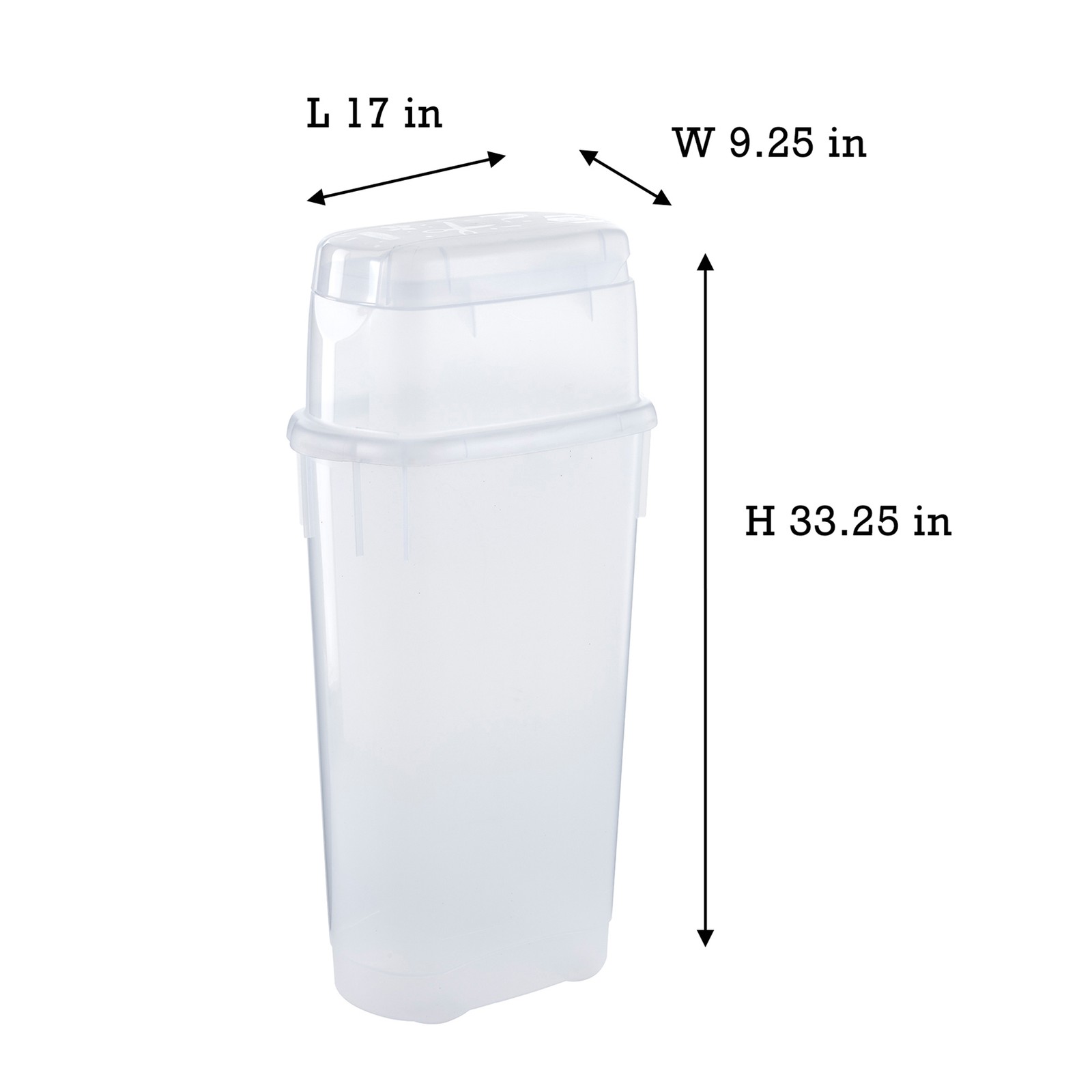 Rubbermaid Wrap N’ Craft Plastic Wrapping Paper Holder Container, Clear, (Used)