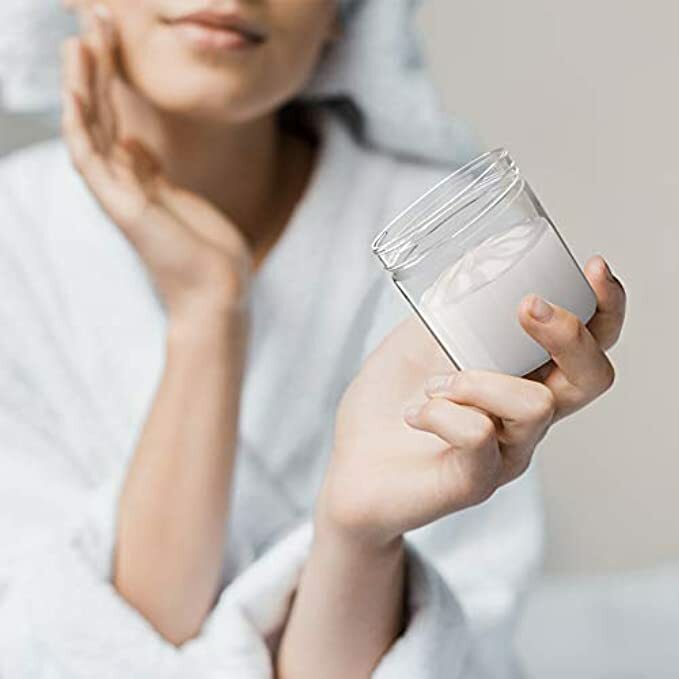 Healthy Packers 4oz Plastic Jars with Lids – Lotion Containers with