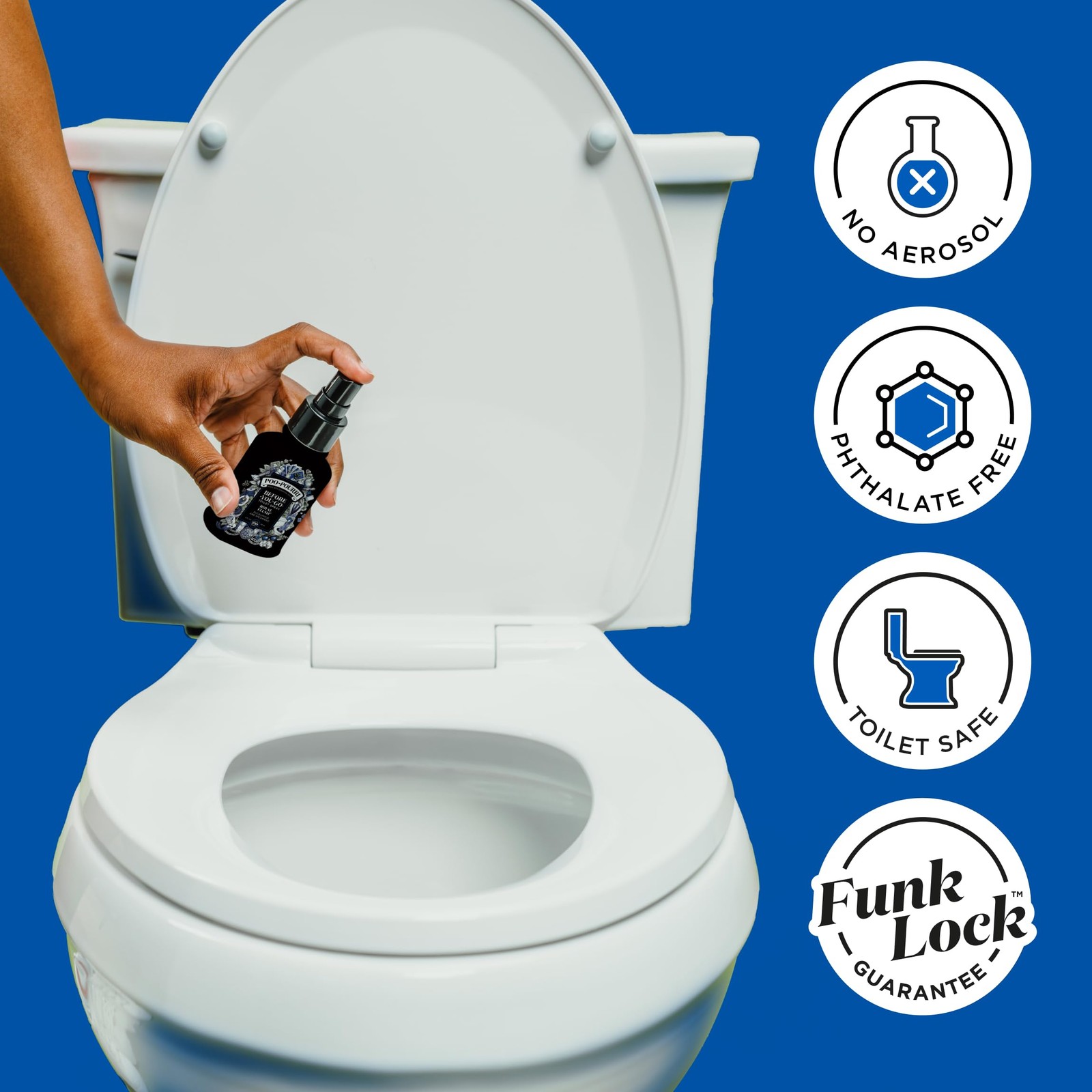 Before-You-Go Toilet Spray, Royal Flush, Travel Size 10 mL – Eucalyptus and S…