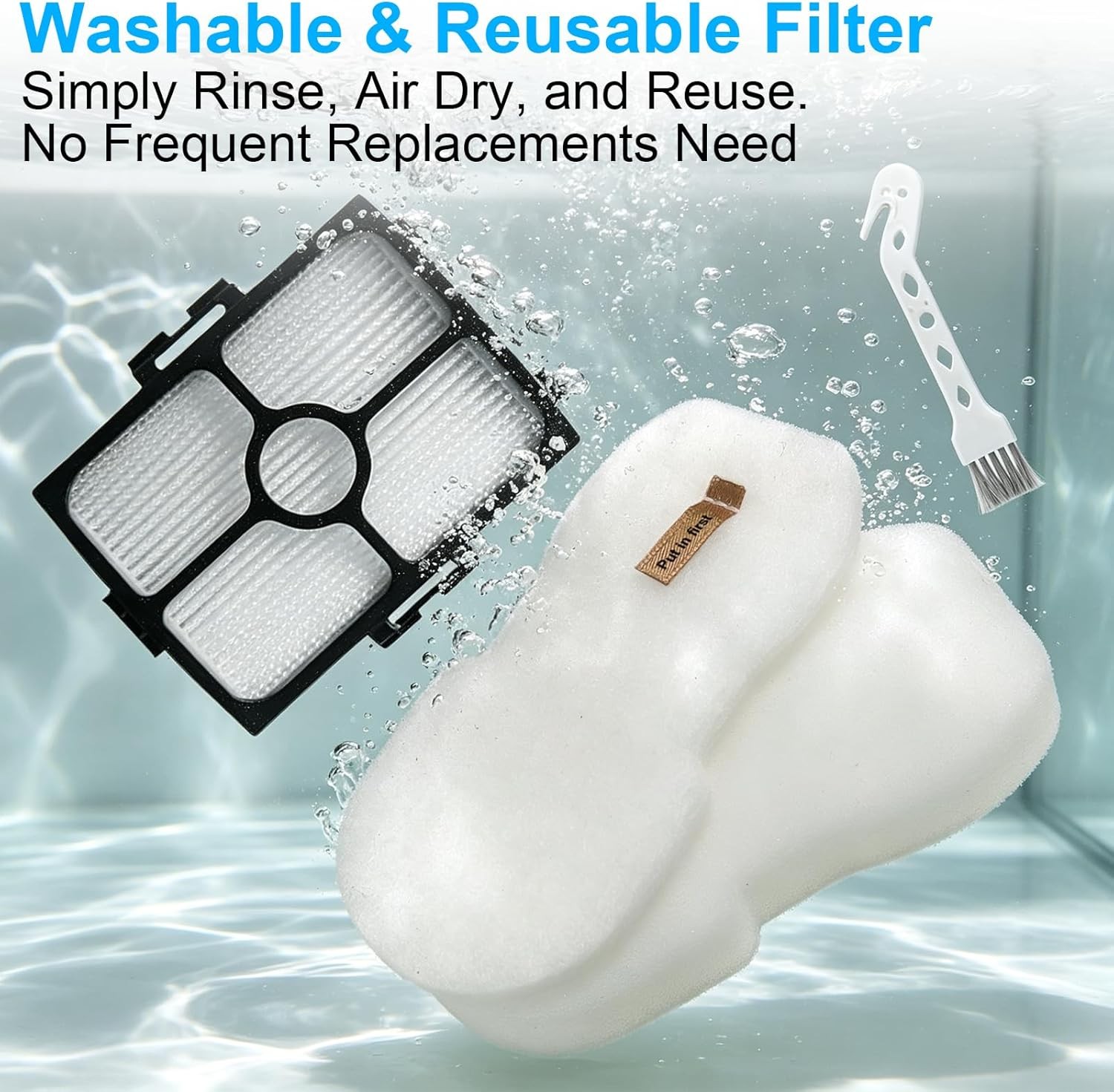 HZ4002 Replacement Filter for Shark Stratos HZ3002 HZ3000 Vac and POWERDETECT