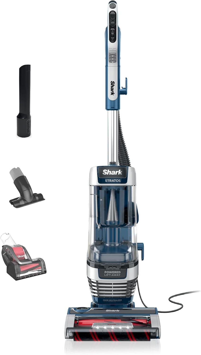 Shark Stratos Upright Vacuum with DuoClean, HairPro & Self-Cleaning Brushroll