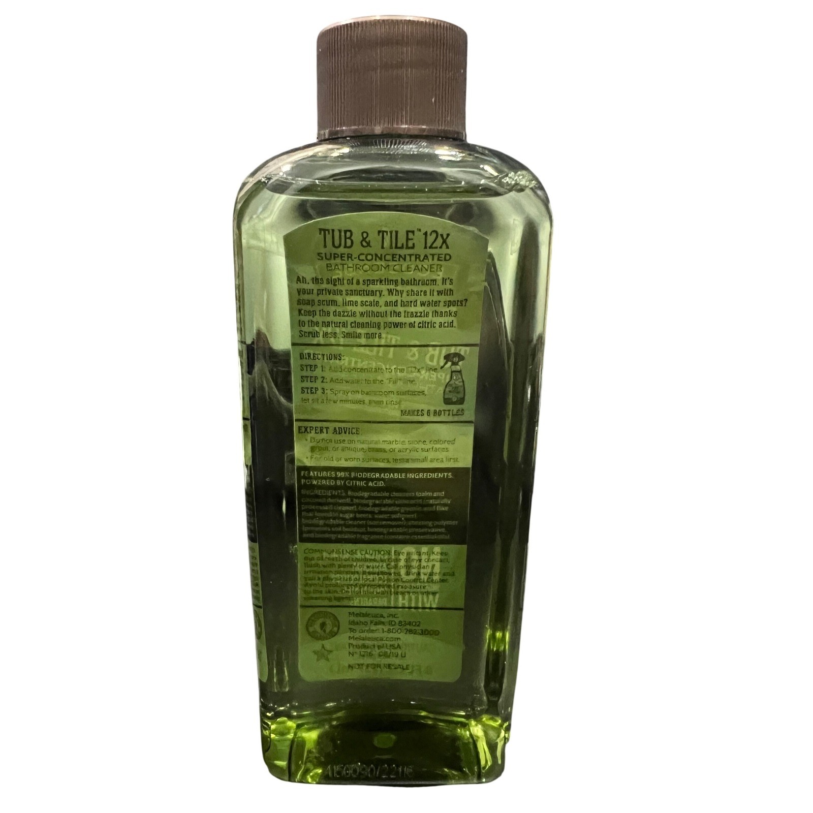 EcoSense Tub & Tile 12x Super-Concentrated Bathroom Cleaner 8 fl oz Melaleuca