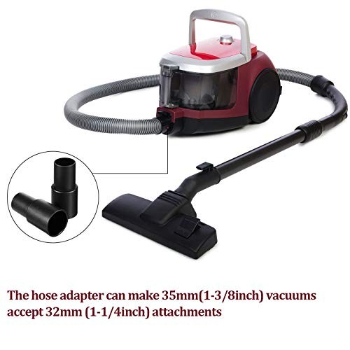 2 Pieces Vacuum Cleaner Adapter 35 (1-3/8 Inch) mm to 32 mm (1-1/4 Inch) for