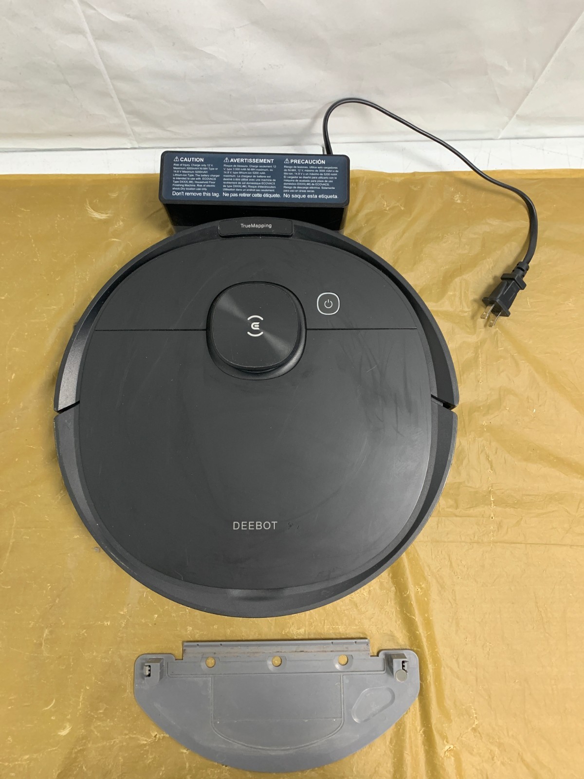 Ecovacs Deebot Ozmo N8 Robot Vacuum Cleaner & Mop – Black