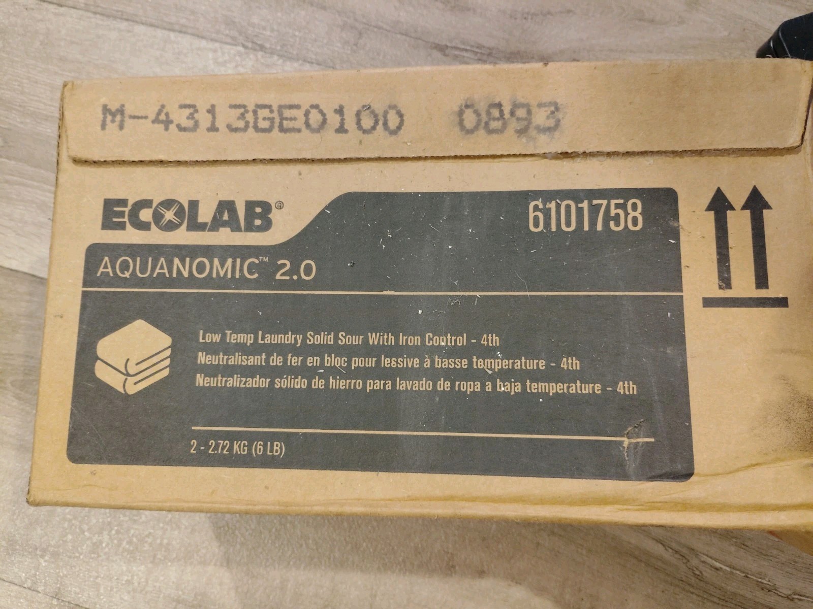 Ecolab Aquanomic BioCare Solid Laundry Detergent 2 x 2.7 kg 2 Pack