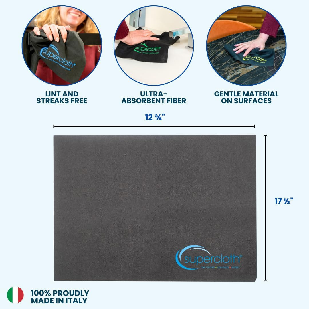 ® Premium Microfiber Cleaning Cloth for All-Purpose, Lasts over 5 YEARS, Glasses