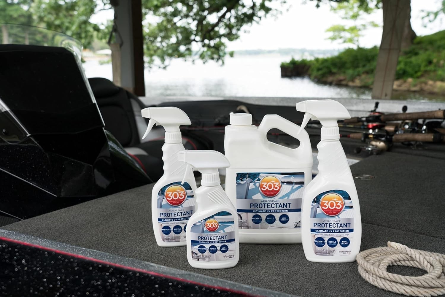 2 PACK 303 Aerospace Protectant 10 OZ Spray VINYL RUBBER PLASTIC LEATHER BOAT