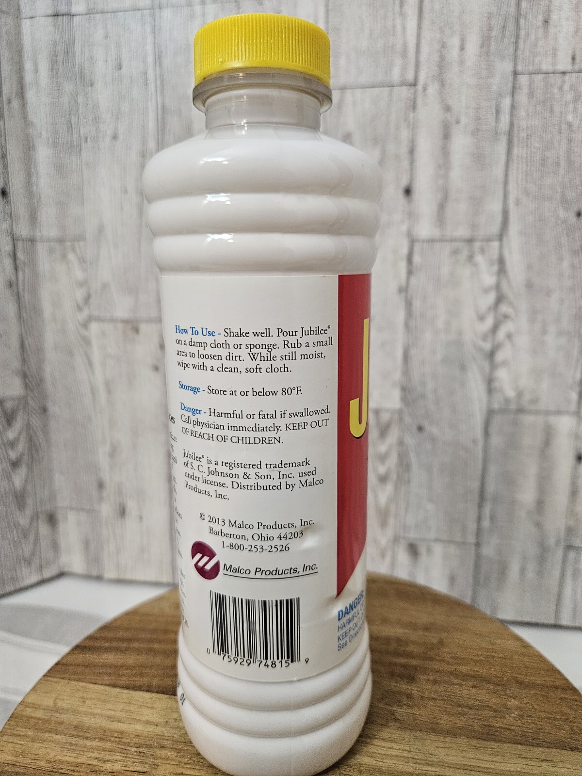 Jubilee Kitchen Wax Liquid Protects Shines Cleans 15 oz 95% Full