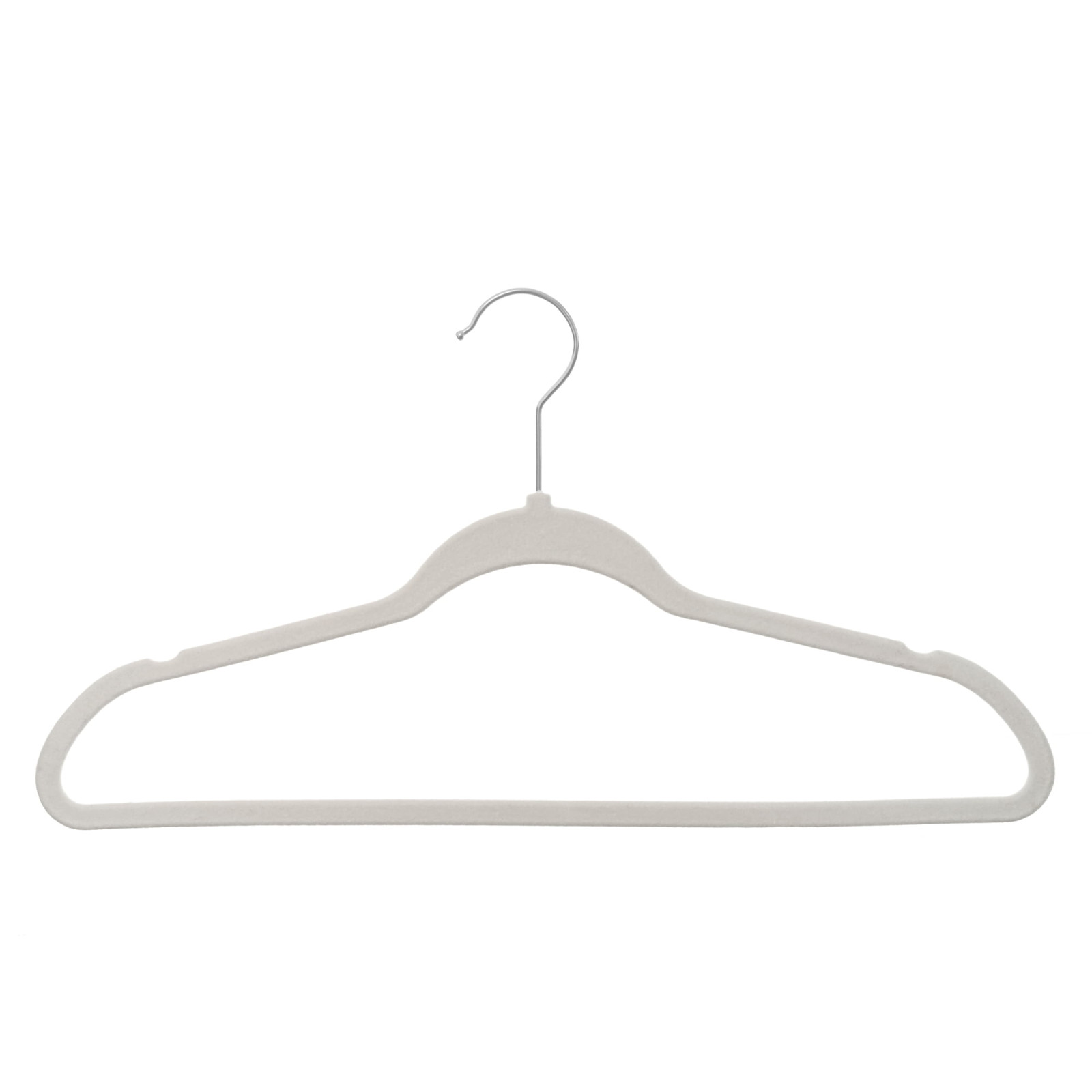 100 Silver Better Homes & Gardens Velvet Clothing Adult Hangers Non-Slip Space