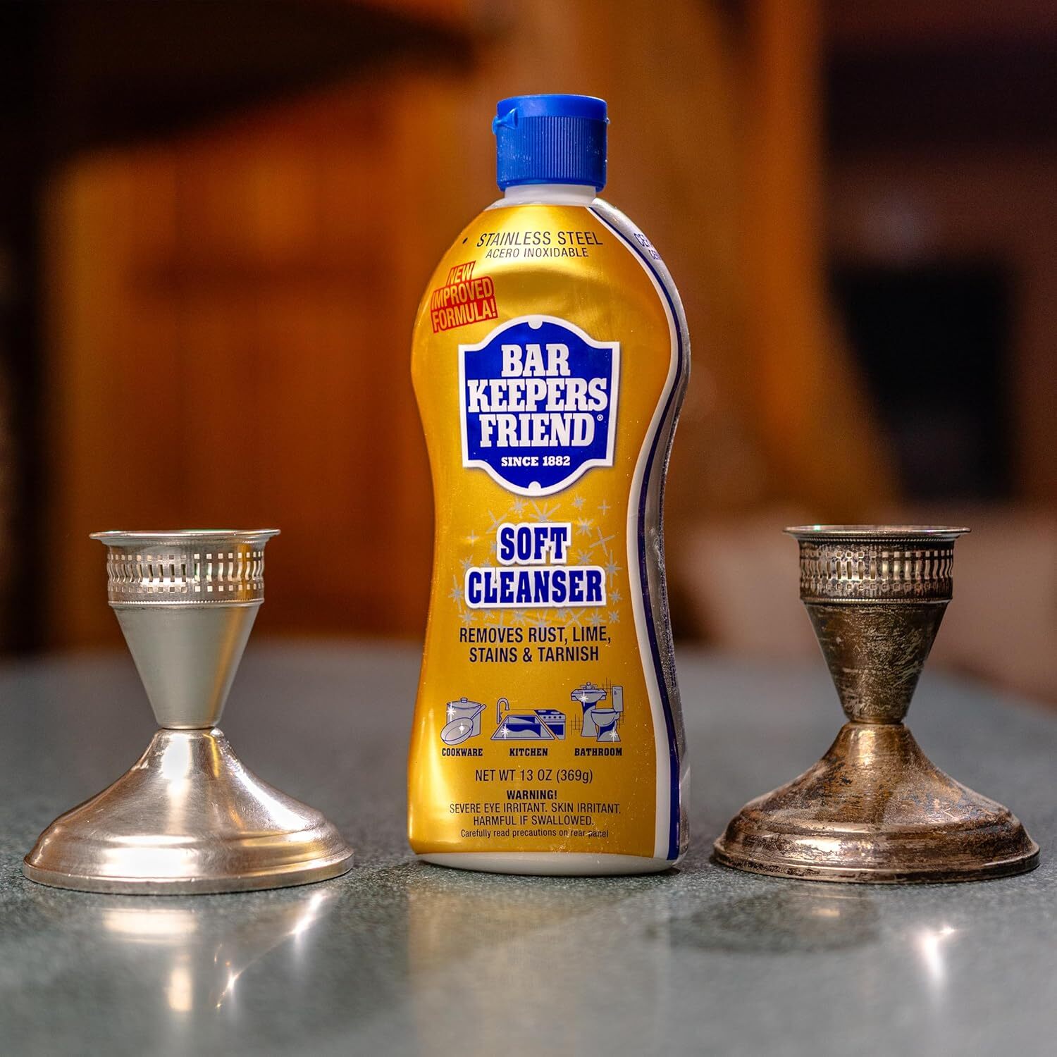 BAR KEEPERS FRIEND Soft Cleanser Liquid All-Purpose Cleaner – 26 oz
