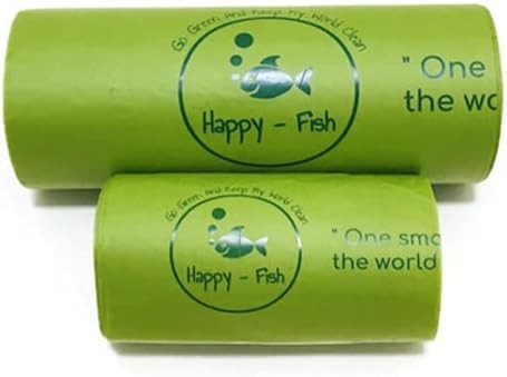 1.75-gallon 6.6L Compostable Extra-Thick Countertop Waste Bin Bags Unscented