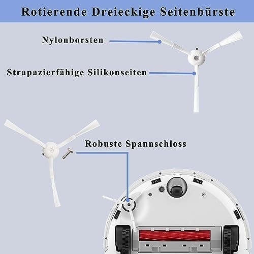 Accessories Kit Compatible with Roborock Q Revo 【Not for Qrevo S】Robtic Vacuum C