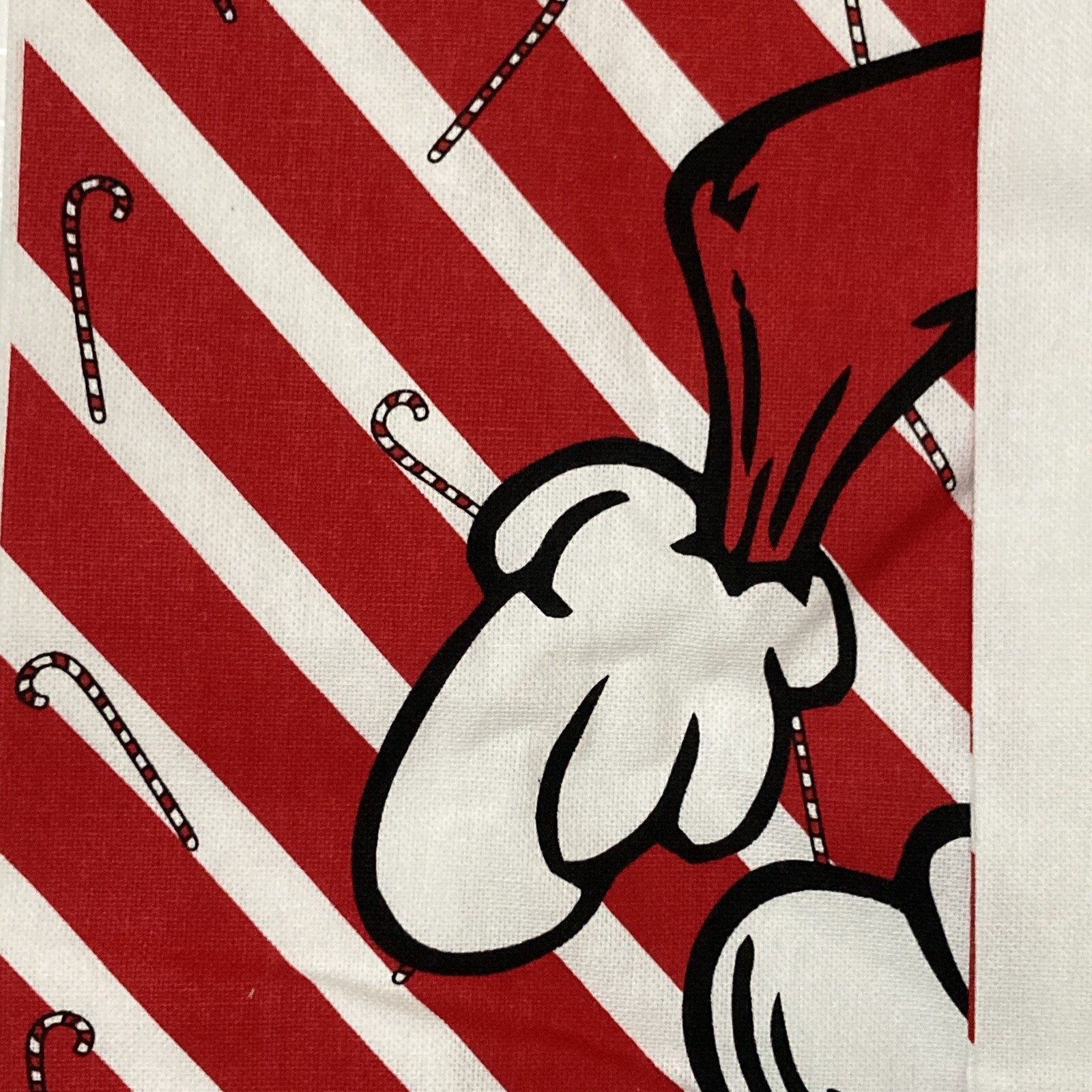 Primark The Grinch Tote Bag Stripe Candy Cane Seuss Stole Christmas Santa New