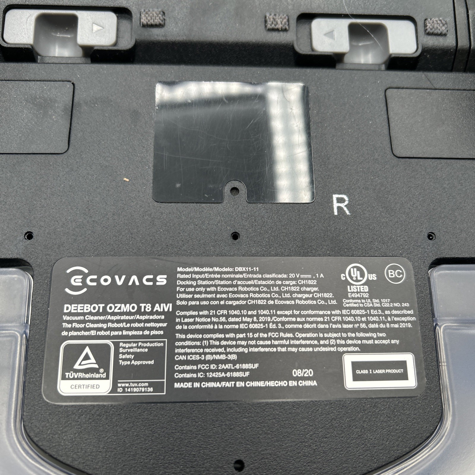 ECOVACS Deebot Ozmo T8 Mop & Vacuum Robot Cleaner Vacuum And Charger