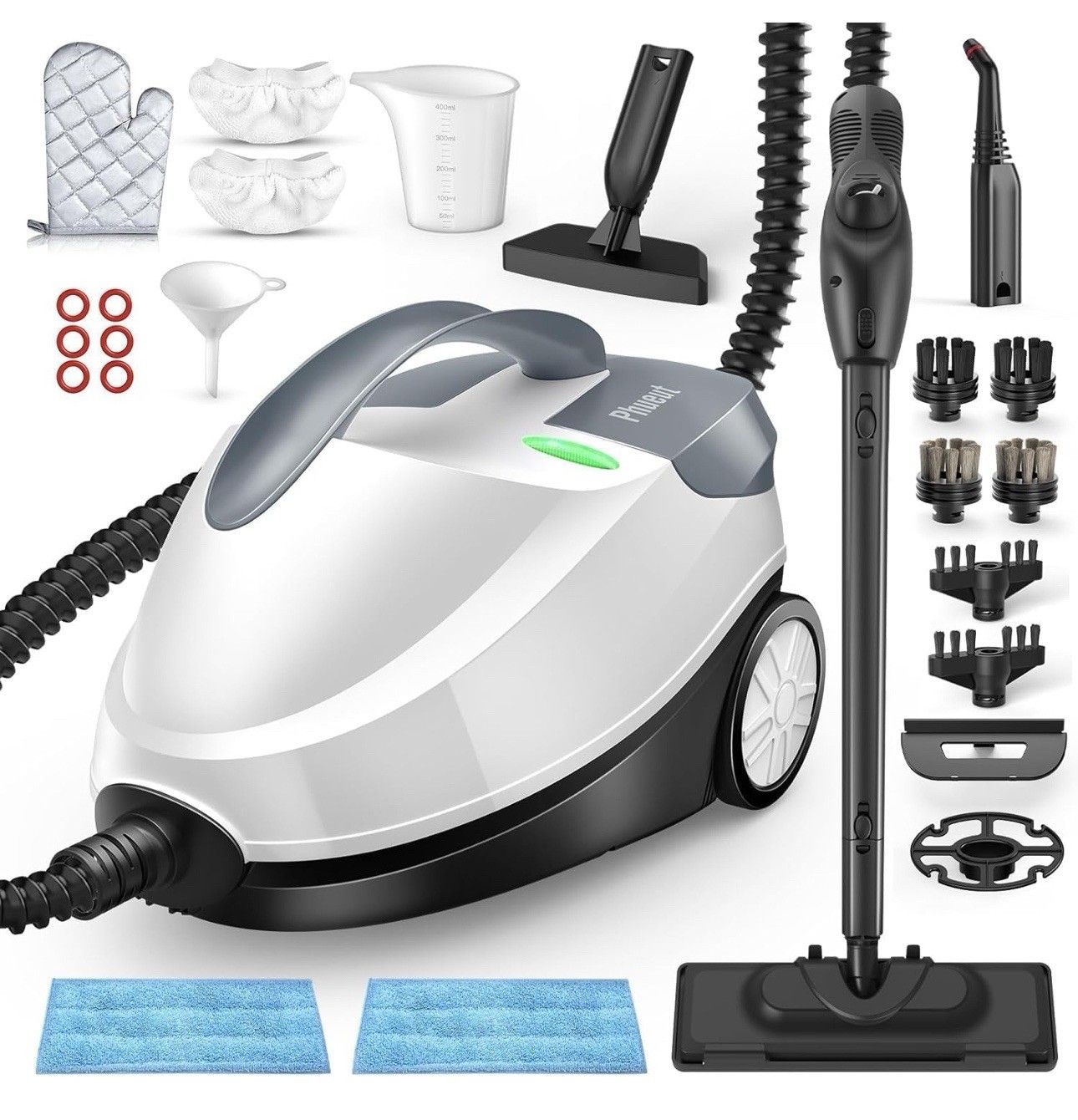 Steam Cleaner with 28 Accessories for Home, 1800W Powerful Multipurpose Steam Mo