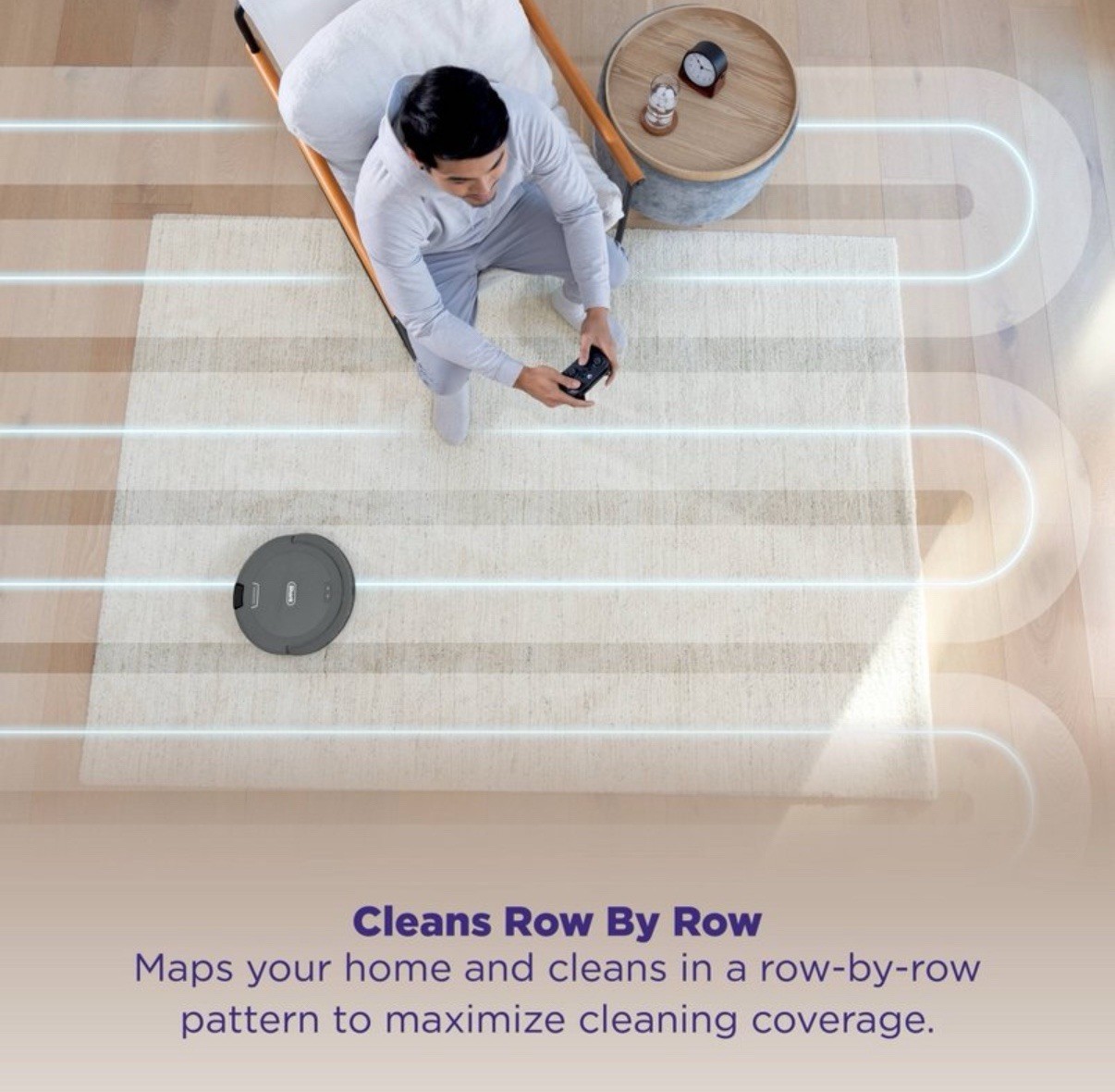 Shark Navigator Robot Vacuum with SmartPath Navigation and Self-Cleaning RV2110