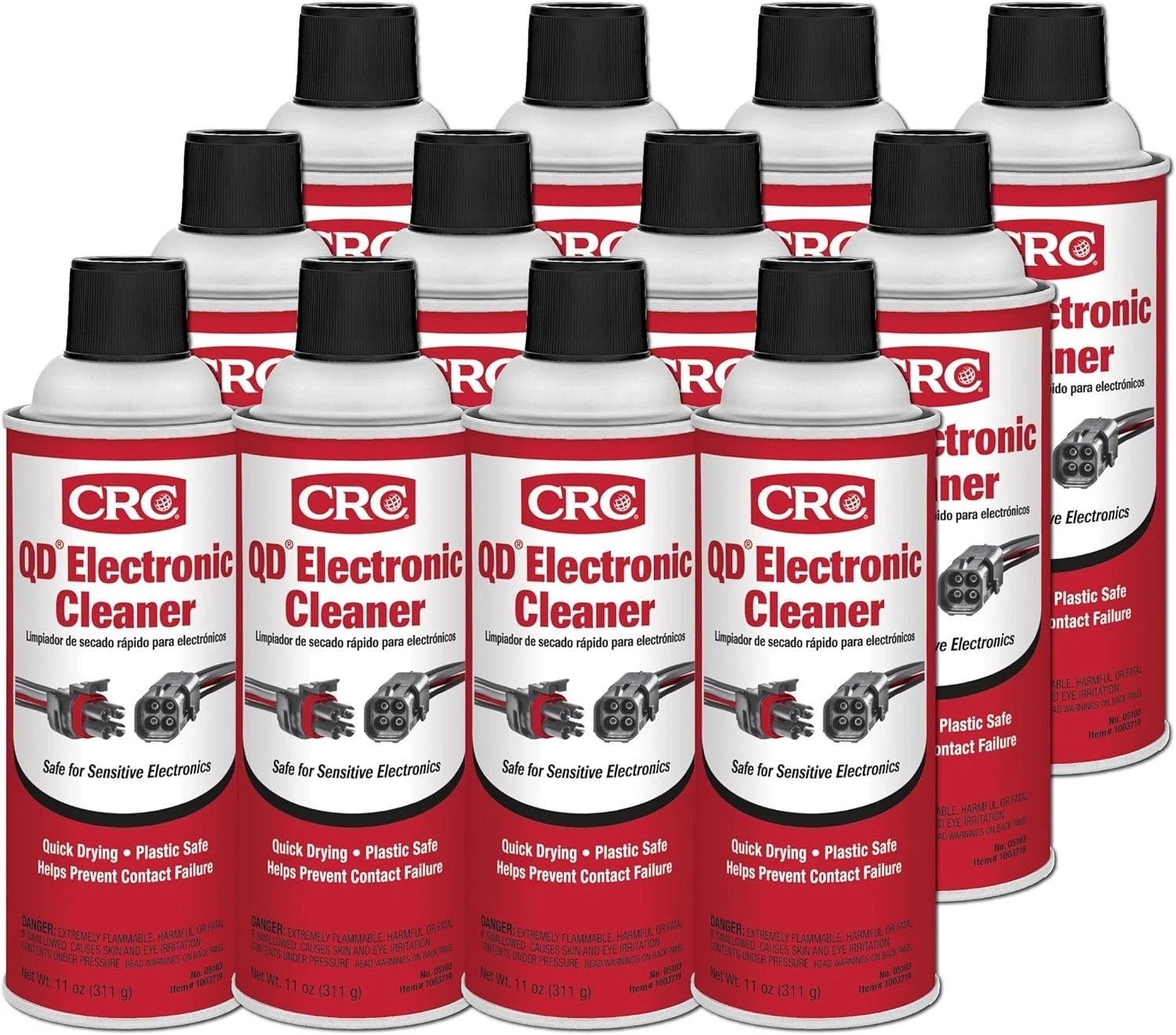 Crc 5103 Quick Dry Electronic Cleaner – 12 Pack (11 oz Each)