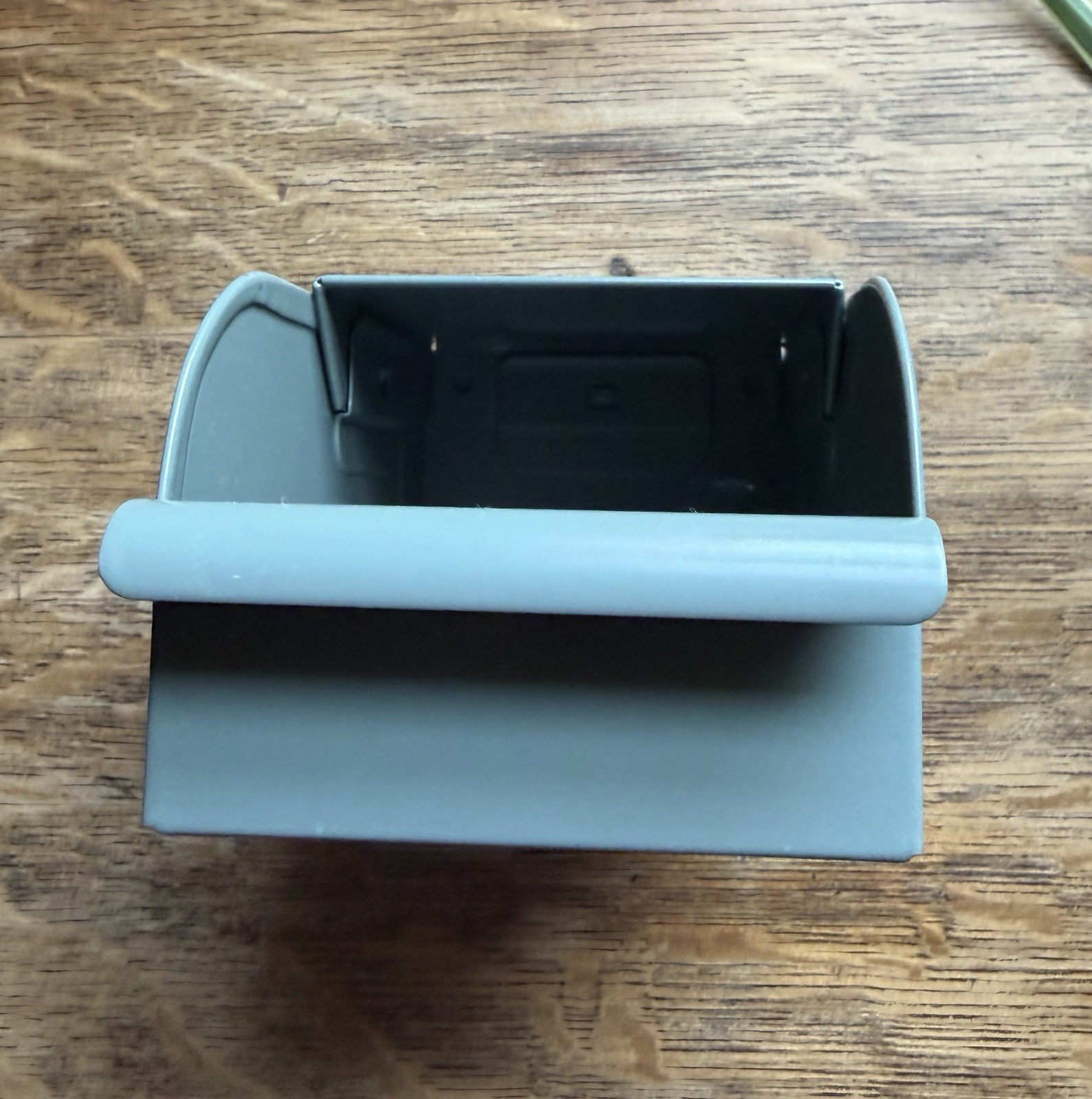 IKEA REJSA Storage Box Metal Bin Gray/Green 3 1/2″x6 3/4″ x3″