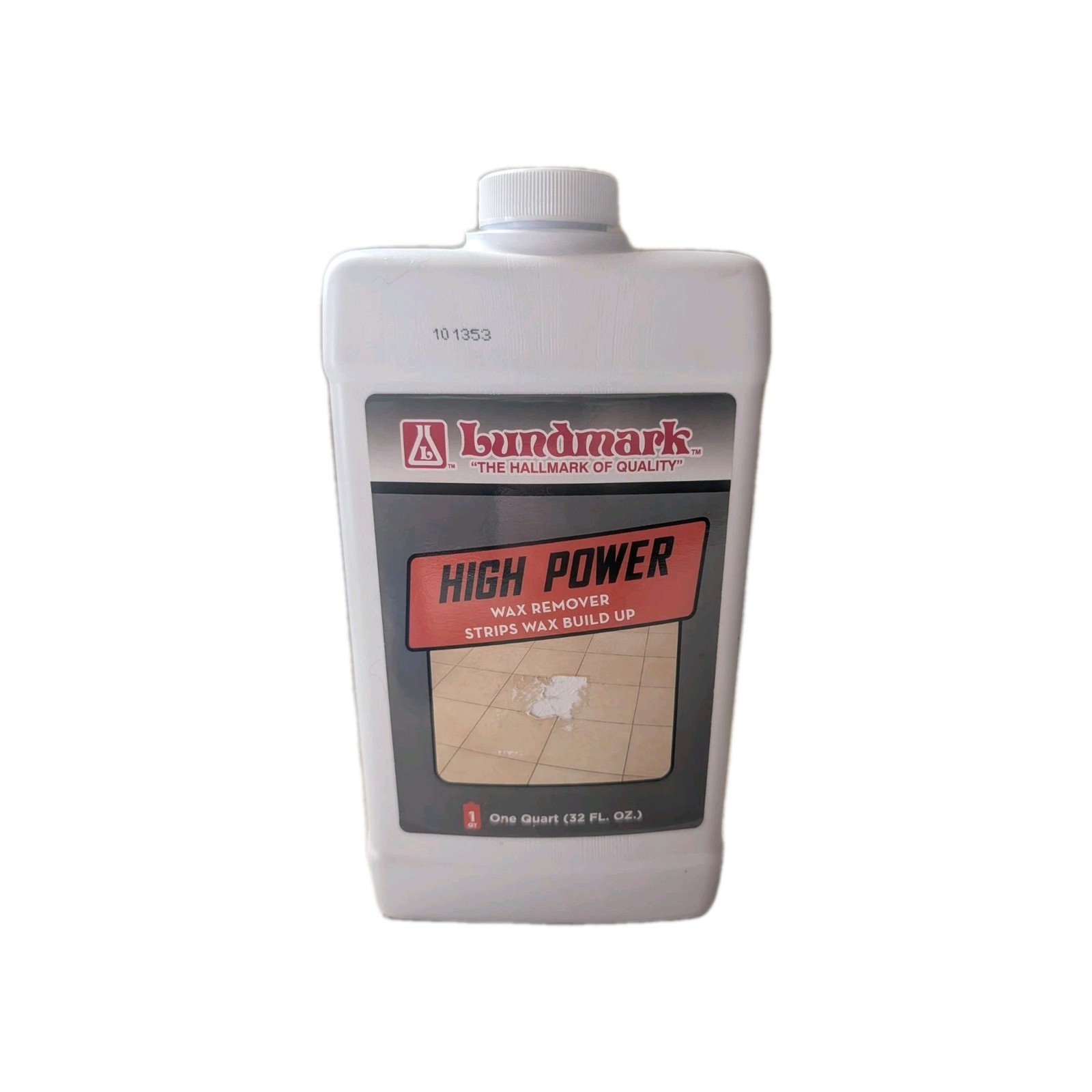 Lundmark High Power Wax Remover, Commercial Strength Floor Wax Stripper, 32oz
