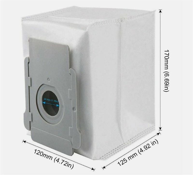 24PCS Vacuum Bags for iRobot Roomba i7+i3/E5/E6/S9/ Automatic Dirt Disposal Bags