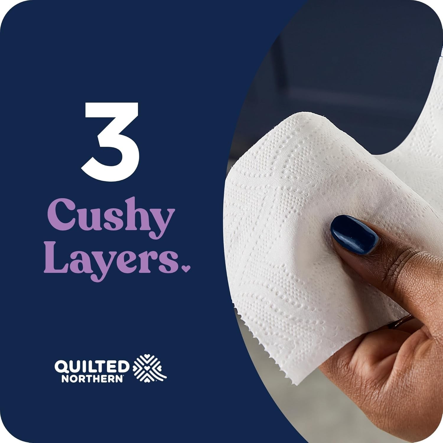 Quilted Northern Ultra Plush Toilet Paper, 6 6 Mega Rolls (Pack of 1), White