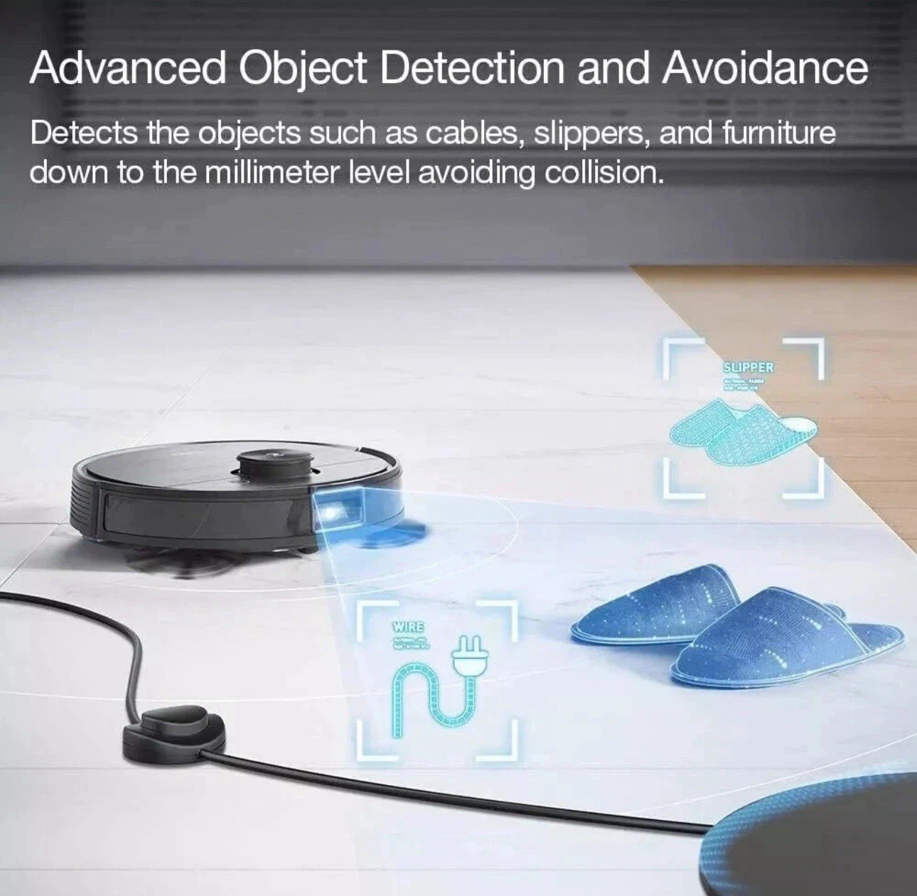 ECOVACS DEEBOT OZMO T8+ Vacuum & Mop Robot w/ Obstacle Avoidance + Auto Empty