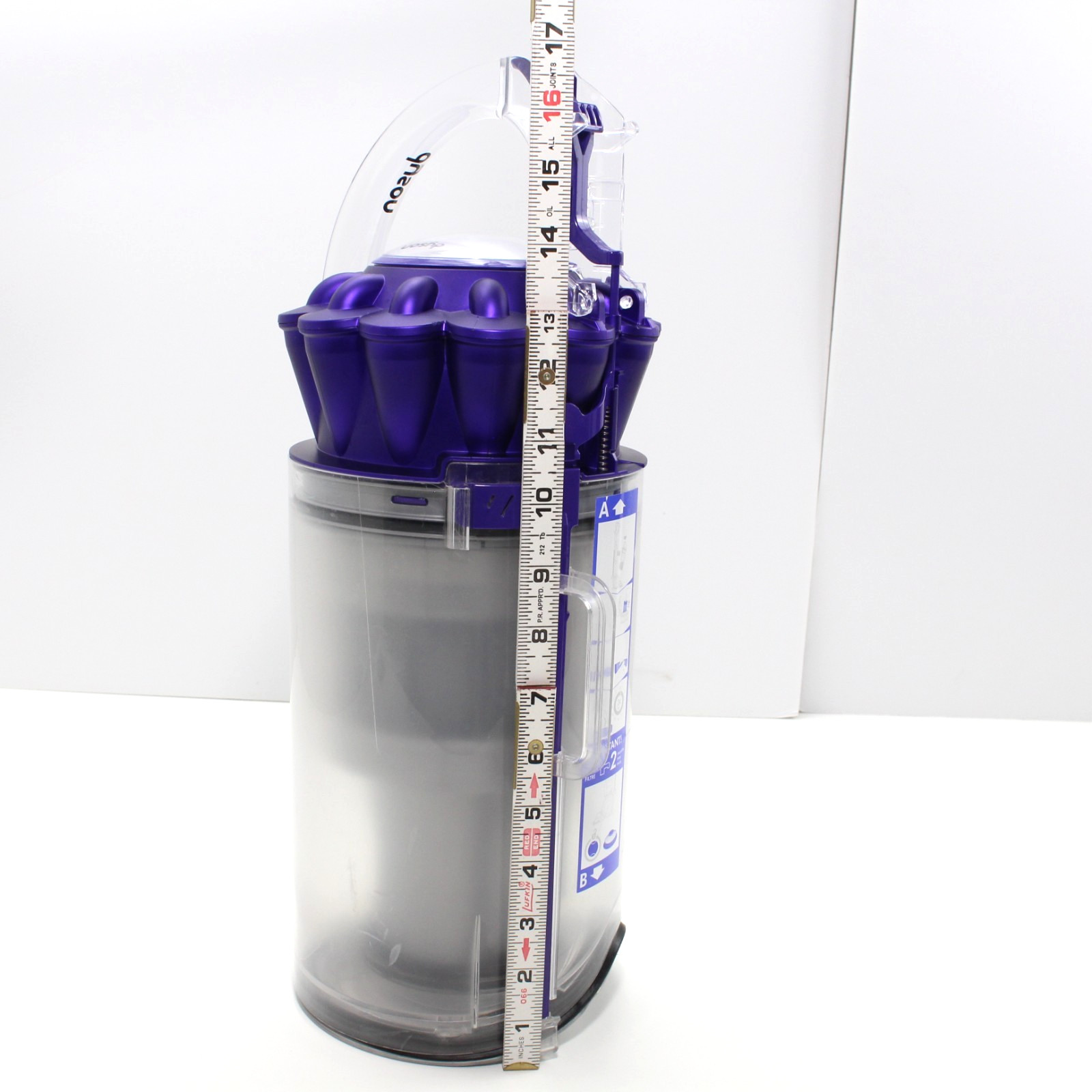 Dyson UP13 UP20 UP30 DC65 DC66 CANISTER DUST BIN CAN w/ CYCLONE 920624-03 Purple