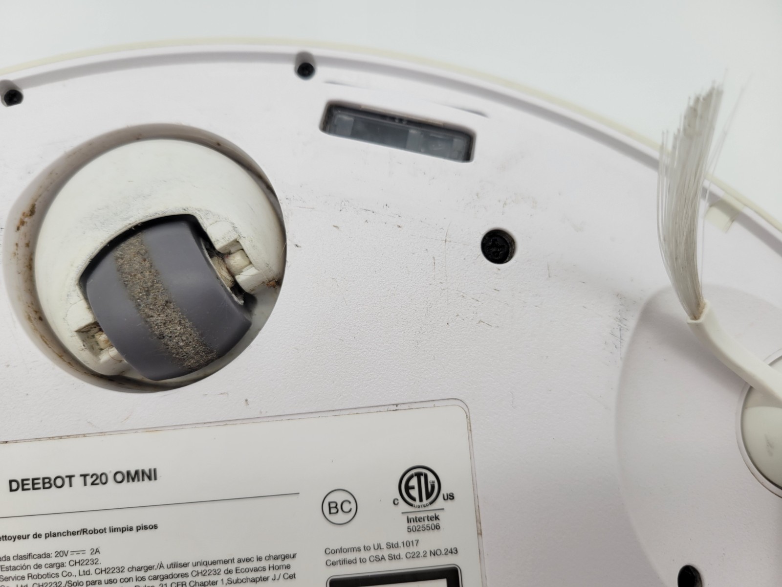 ECOVACS Robotics – DEEBOT T20 OMNI Wi-Fi Connected Robot Vacuum, White
