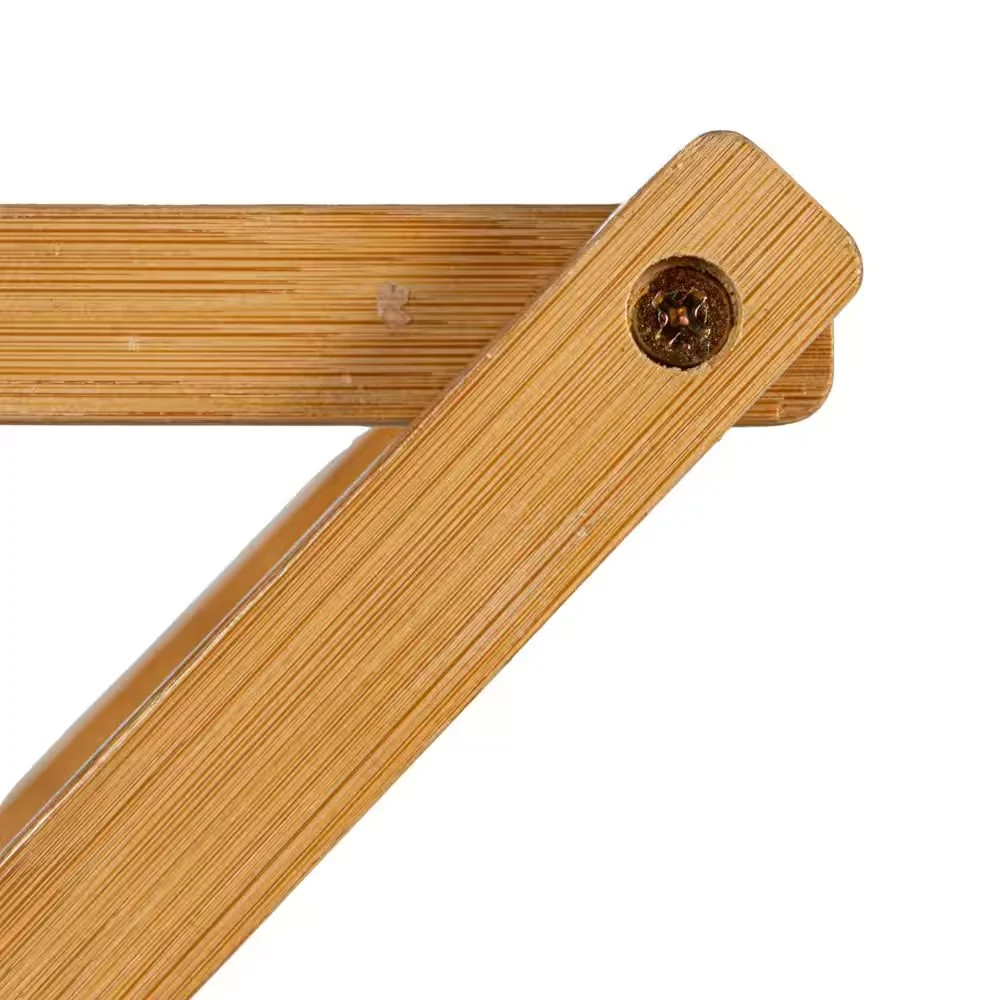 Household Essentials HE1200 Bamboo Folding Drying Rack 39×14 in Free Standing