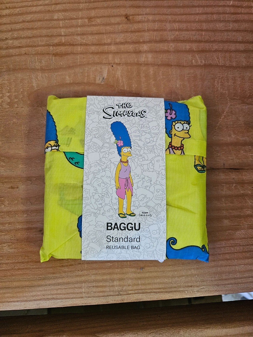BAGGU × The Simpsons Marge Print Nylon Reusable Tote Bag Standard NEW
